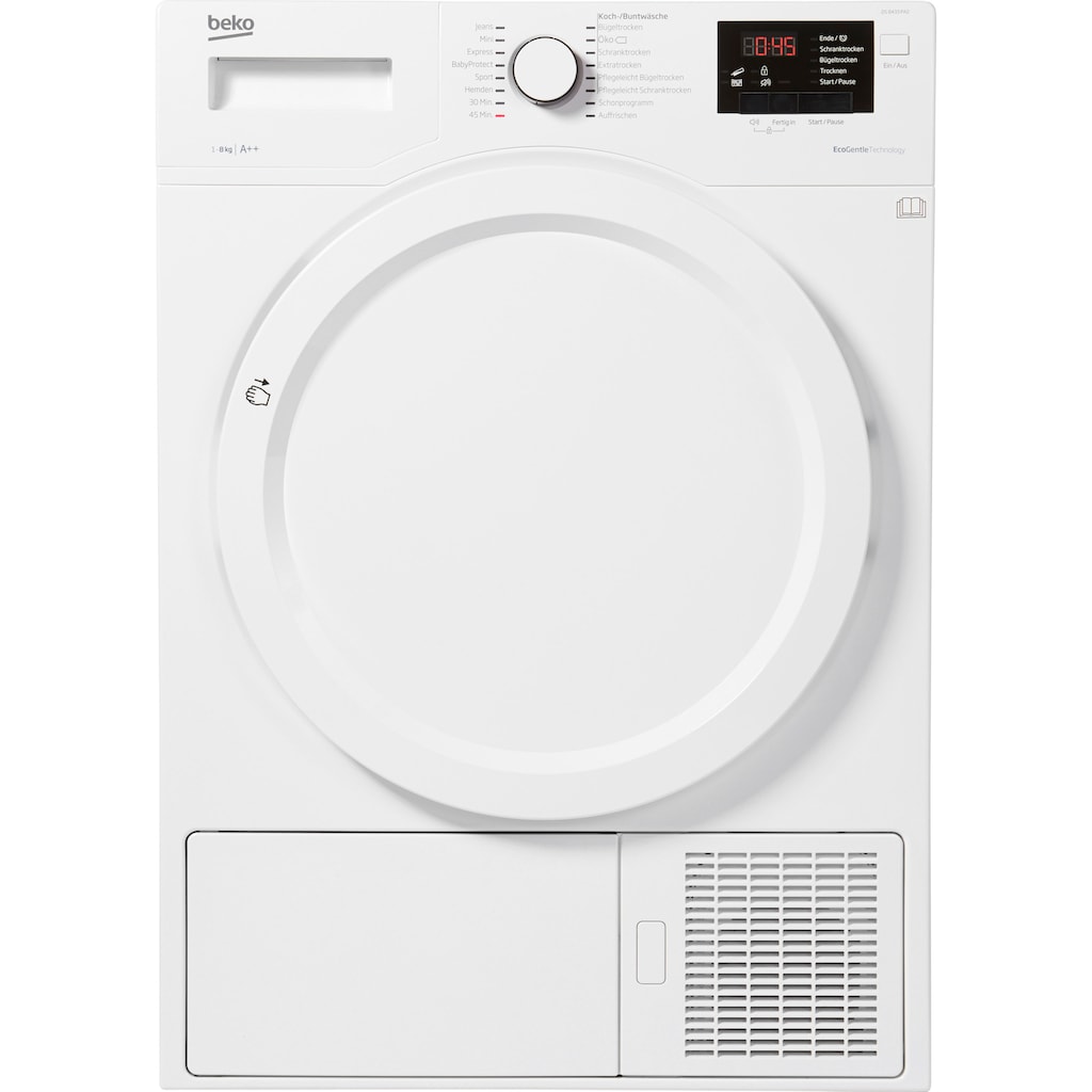 BEKO Wärmepumpentrockner »DS 8433 PA0«, 8 kg, FlexySense