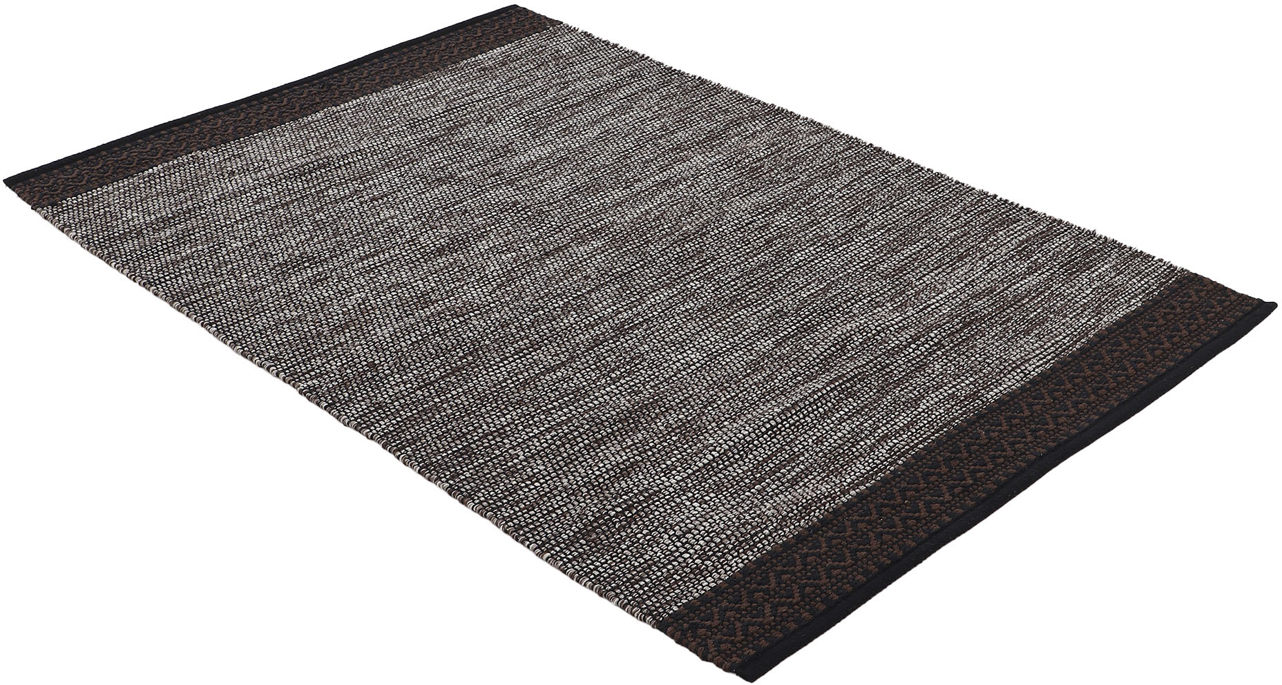 Thumbnail - carpetfine Teppich "Kelim Mia auch als Läufer erhältlich", rechteckig, 6 mm Höhe, Baumwolle Wendeteppich, Bordüre, Wohnz...