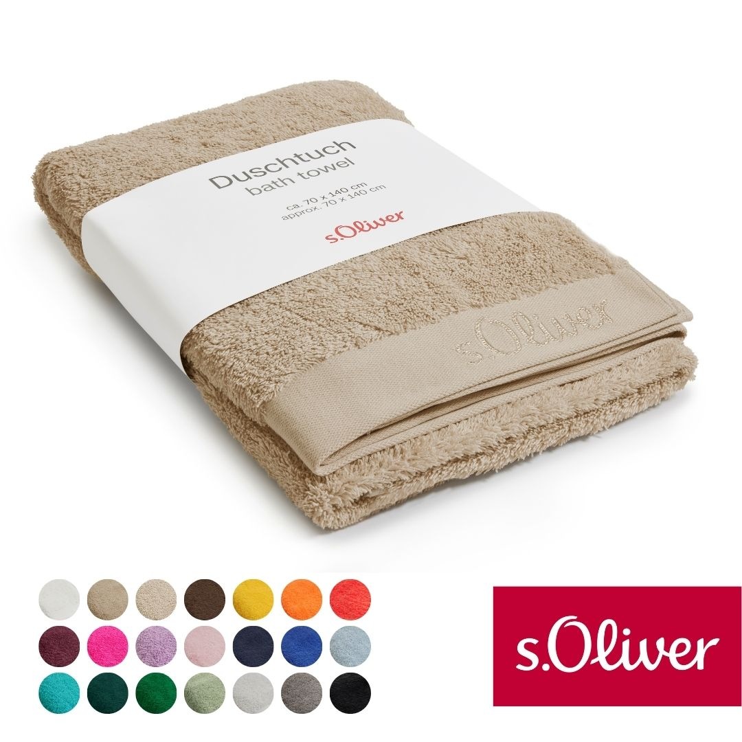 s.Oliver Duschtuch "s.Oliver, Premium Qualität, 600 gr/m², auch als Sets erhältlich" große Farbauswahl, auch als Handtuch, Waschhandschuh, Gästetuch
