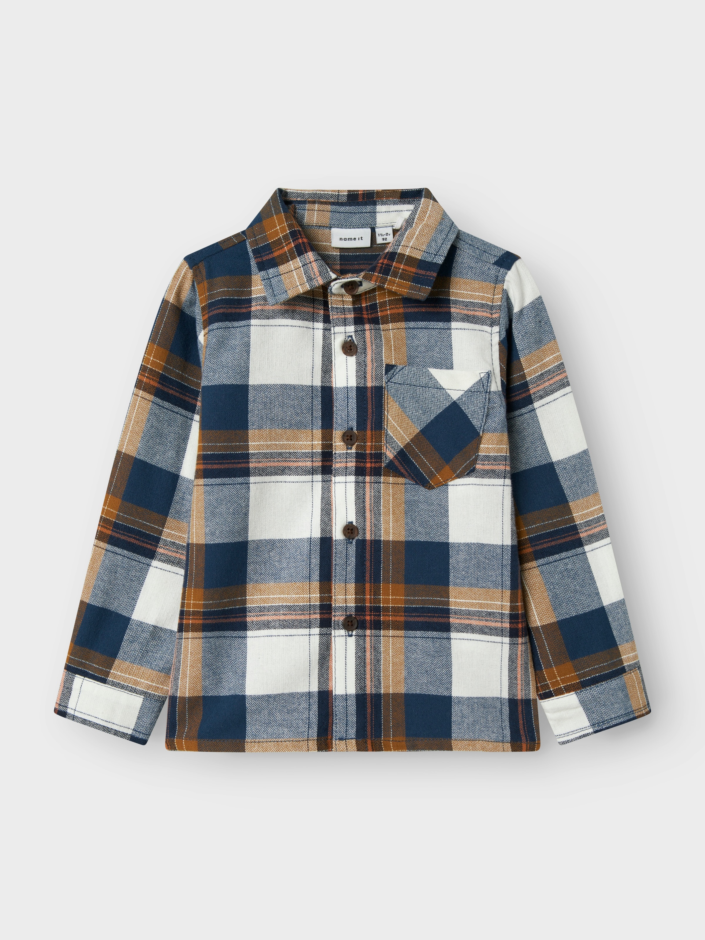 Thumbnail - Name It Langarmhemd "NMMOWENTA LS NREG SHIRT"