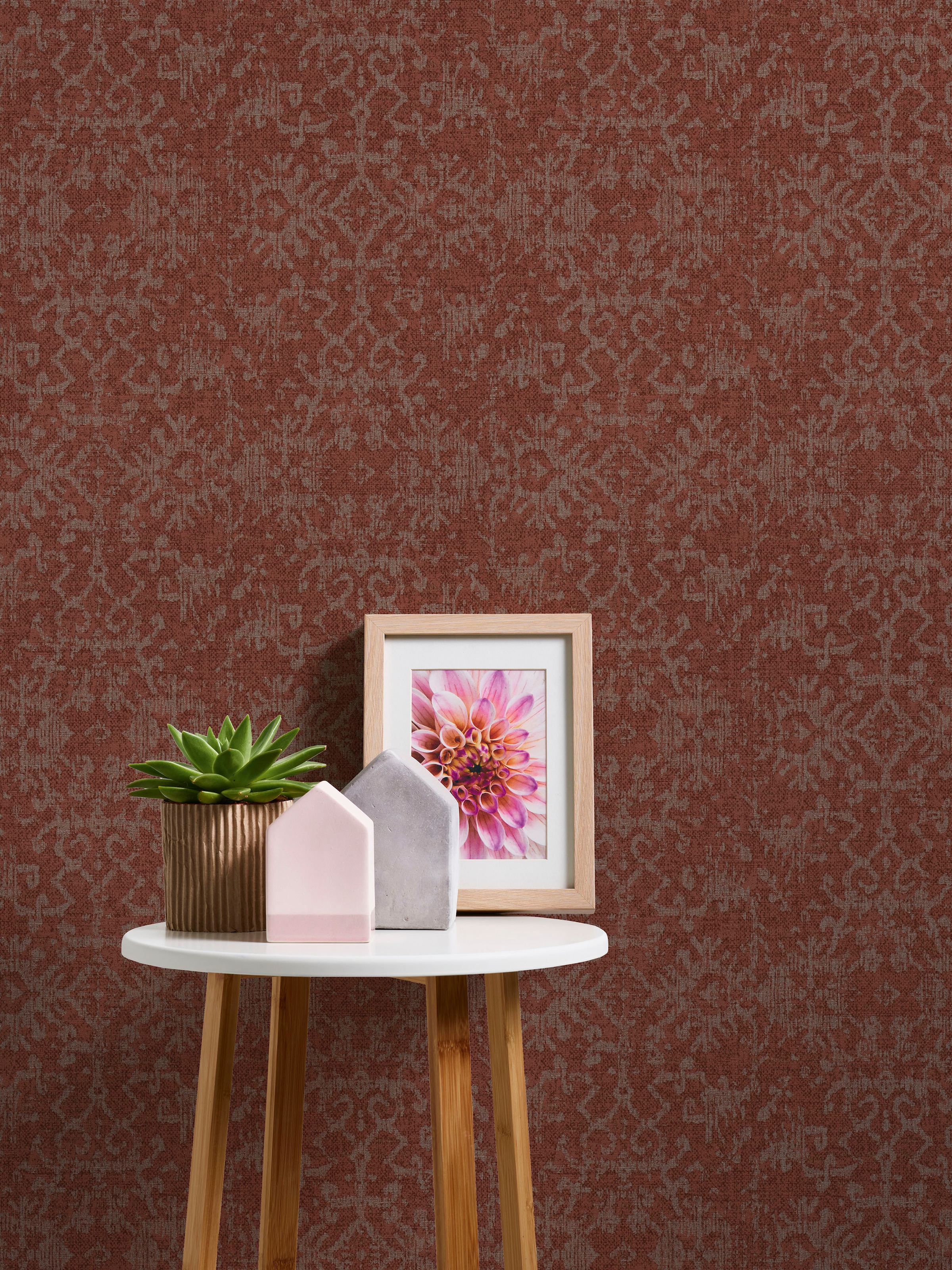 living walls Vliestapete »Desert Lodge«, Ethnomuster-Barock-ornamental, Tapete Ethno Tapeten Wohnzimmer Schlafzimmer Küche modern Design Optik
