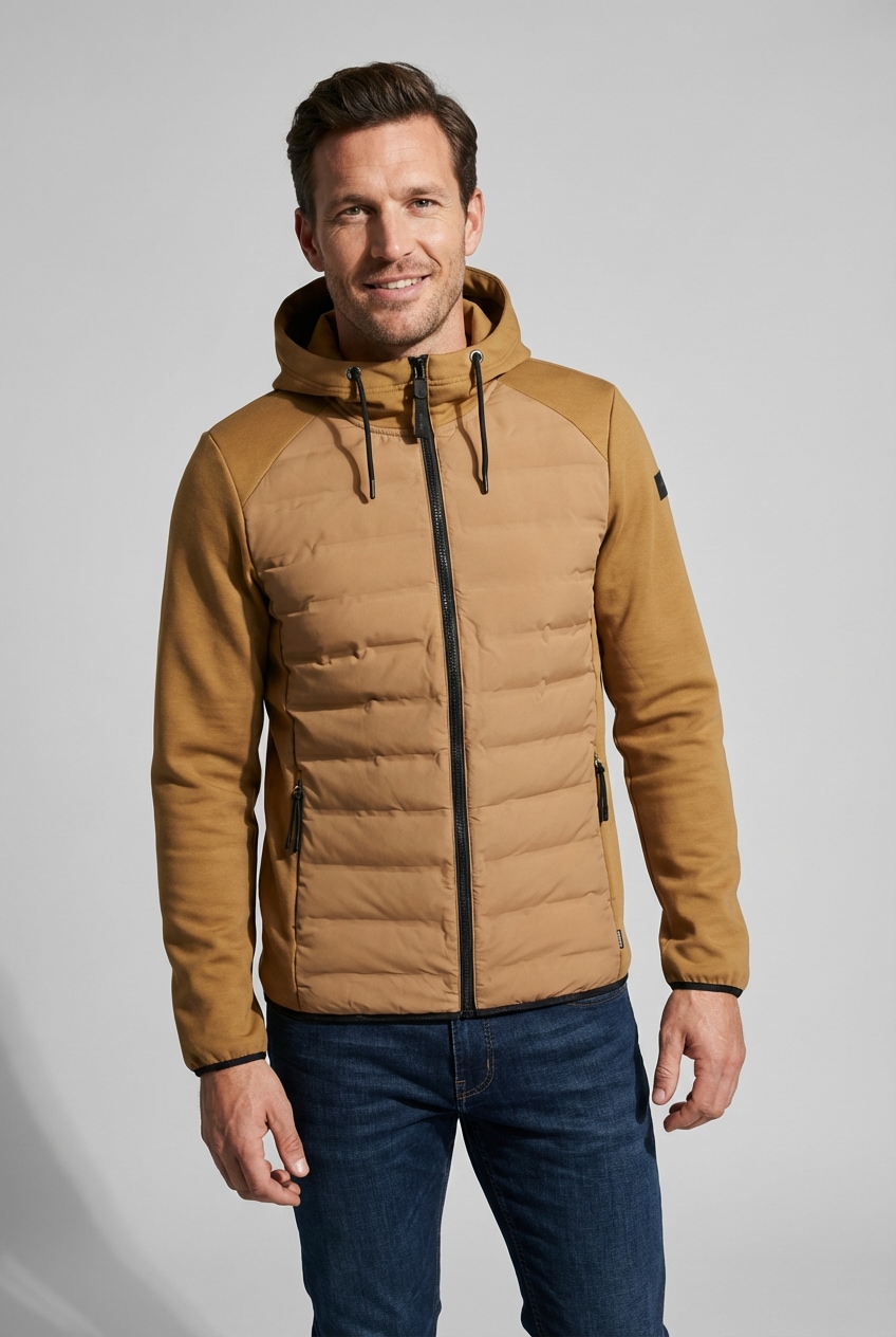 Icepeak Hybridjacke "ICEPEAK AIKERA" wasserabweisendes Material, mit elastischer Verarbeitung
