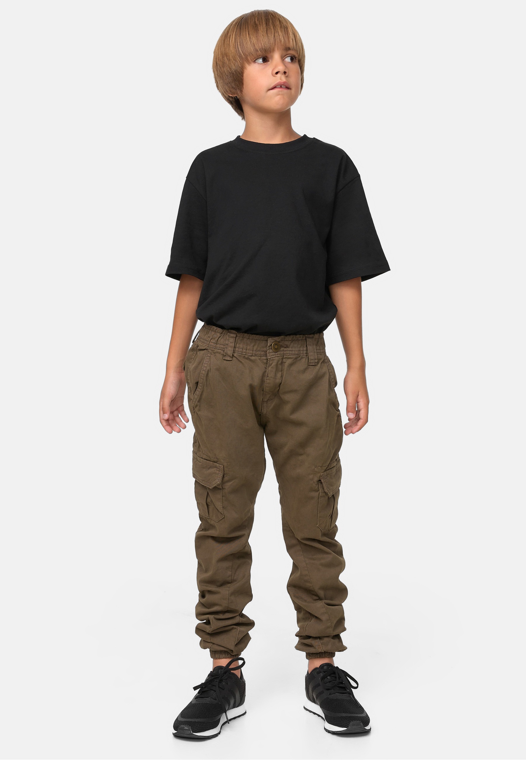 URBAN CLASSICS Stoffhose »Urban Classics Herren Boys Cargo Jogging Pants«