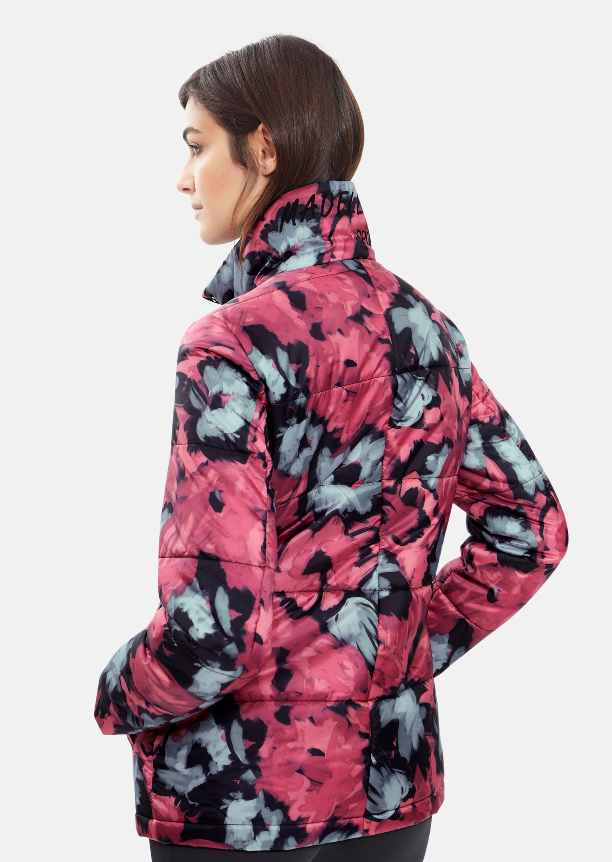 MADELEINE Outdoorjacke »Jacke Steppjacke mit floralem Print«