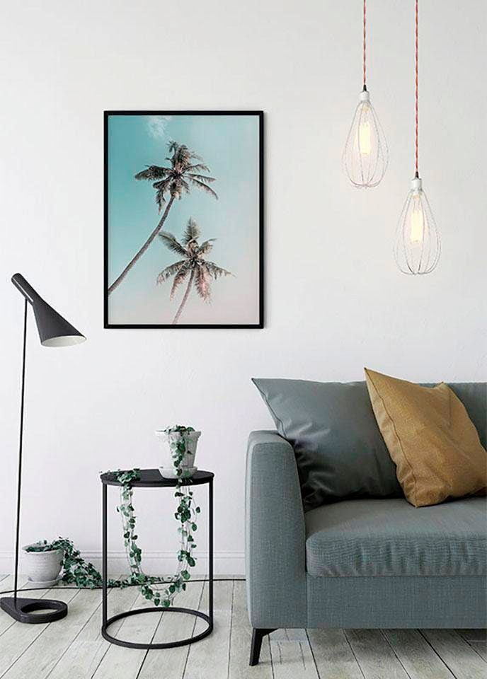 Komar Poster »Miami Palms«, Pflanzen-Blätter, Wohnzimmer | BAUR Schlafzimmer, Kinderzimmer
