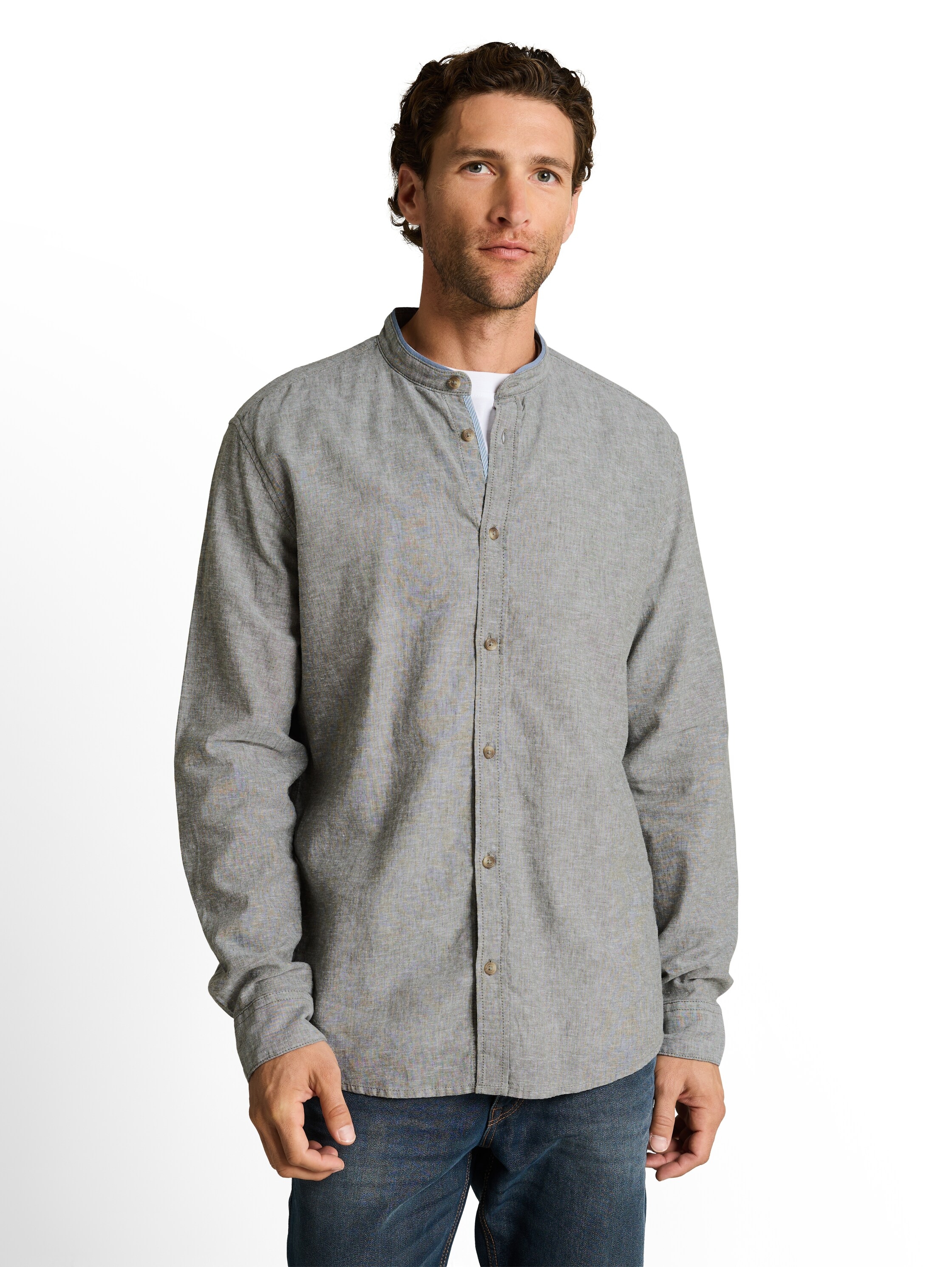 TOM TAILOR Langarmhemd mit Knopfleiste günstig online kaufen