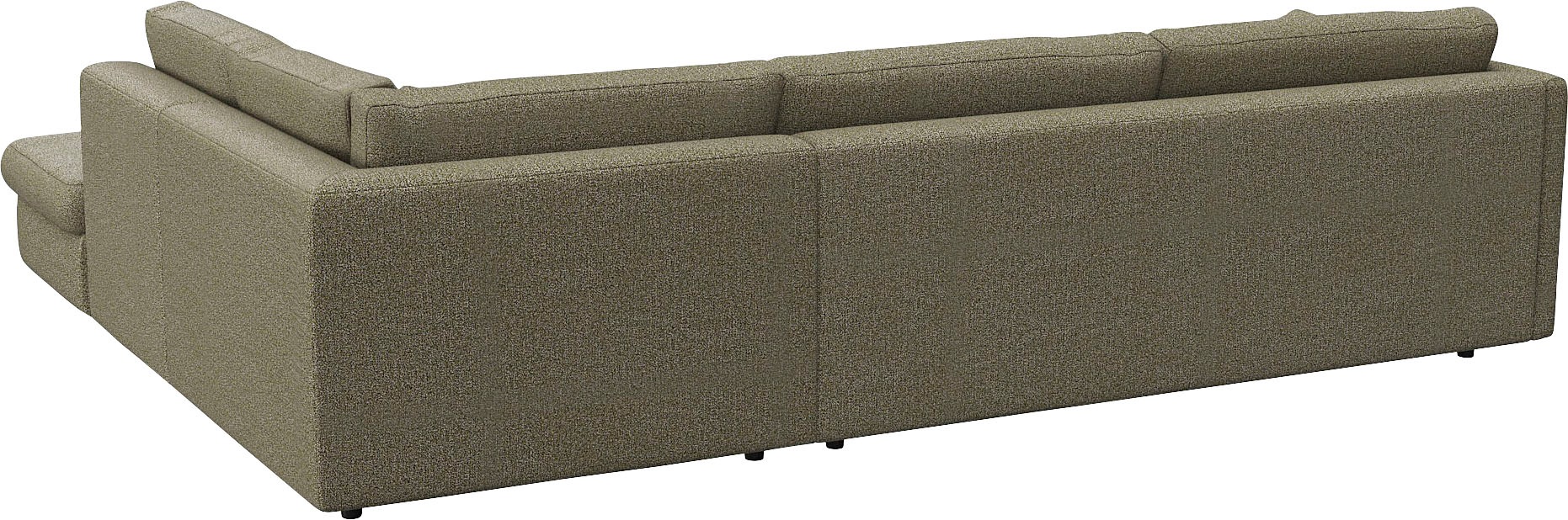 FLEXLUX Ecksofa »Lovane, elegant und zeitlos, bequem, L-Form«, Weich & anschmiegsam, große Sitztiefe auf Kaltschaum, Dekokissen inkl.