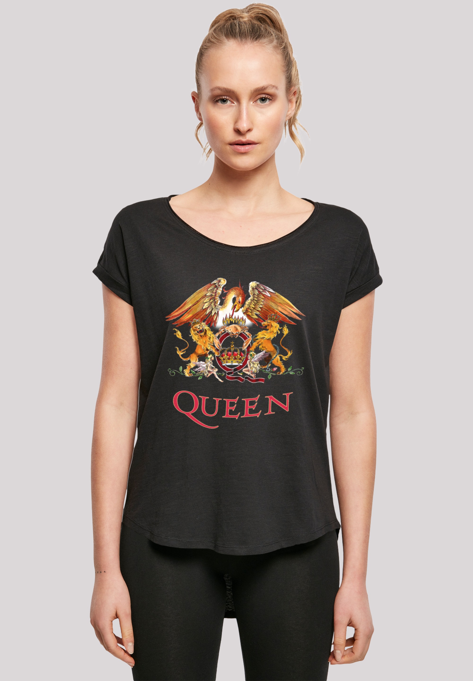 Rockband T-Shirt BAUR Print Crest F4NT4STIC »Queen bestellen Black«, | Classic für