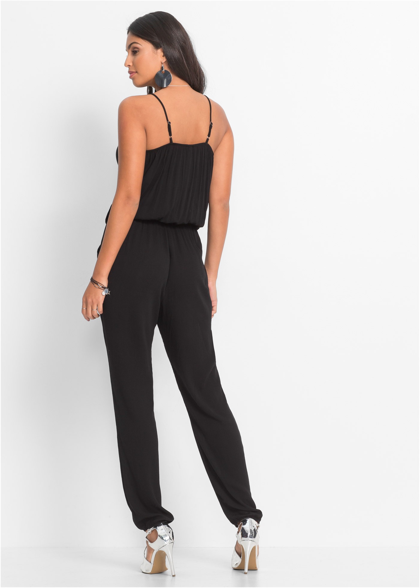 bonprix Jumpsuit "Jumpsuit aus strukturierter Viskose" Jumpsuit aus struktu günstig online kaufen