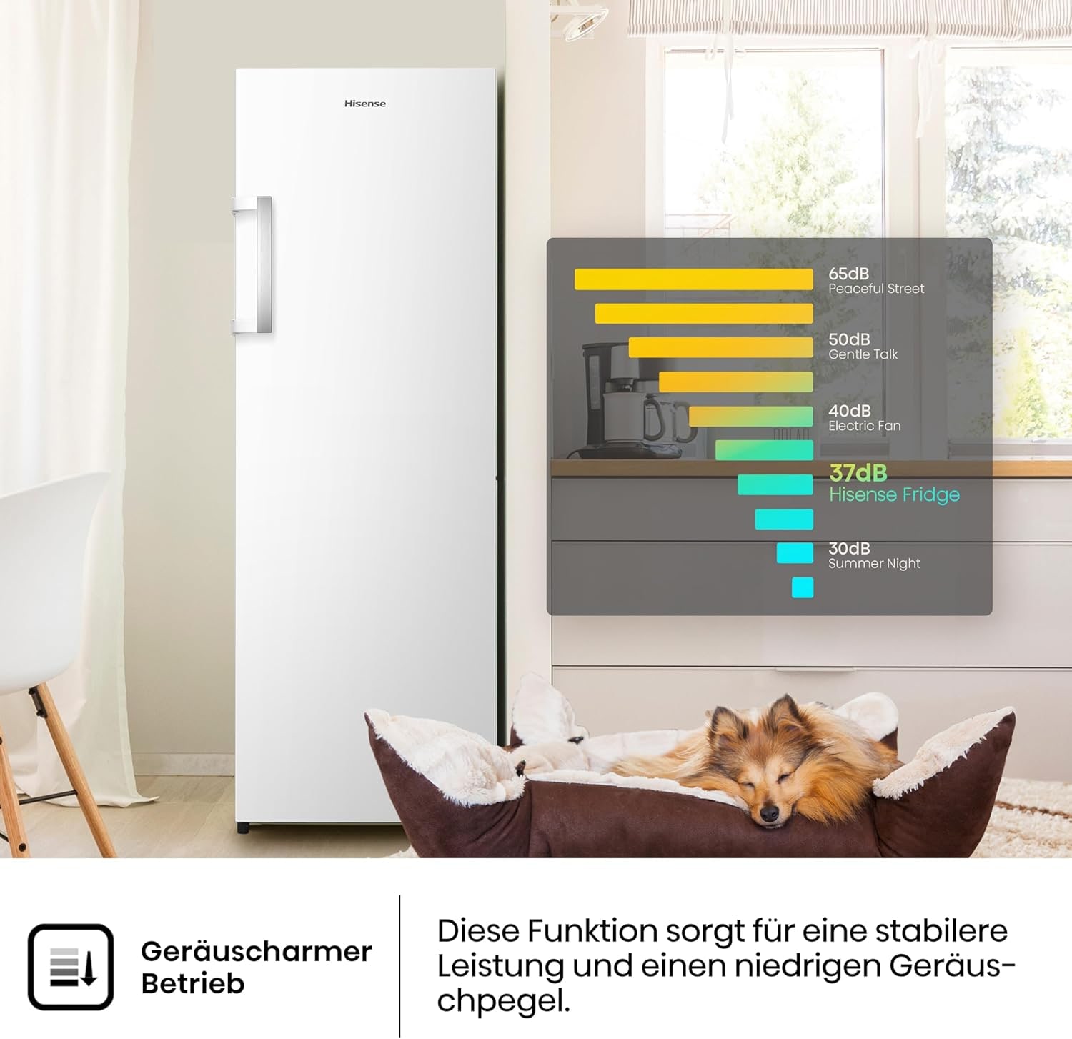 Hisense Gefrierschrank »FV298N4AWE«, 172 cm hoch, 59,5 cm breit, NoFrost - nie wieder abtauen!