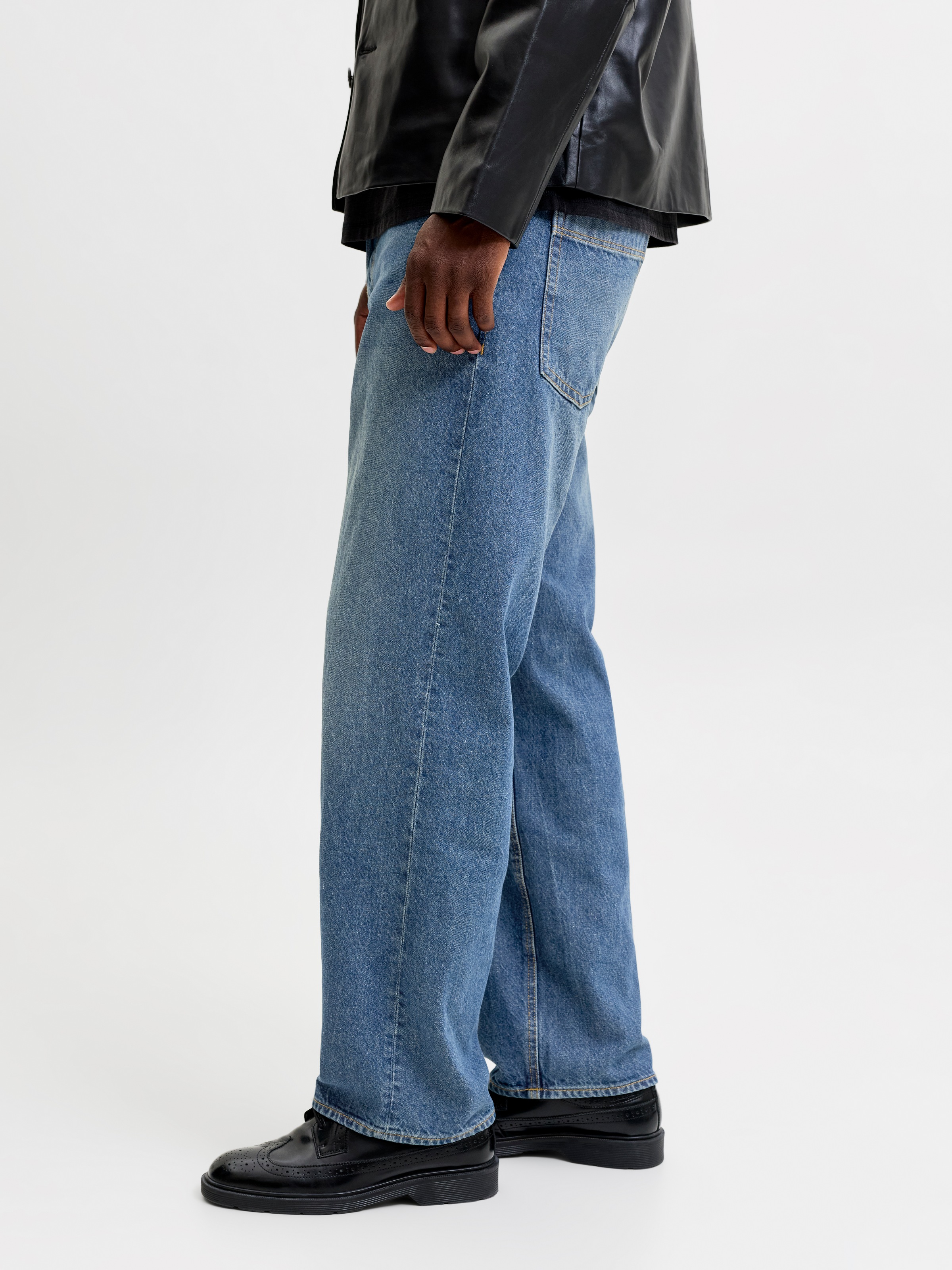 Jack & Jones Relax-fit-Jeans »JJIALEX JJCREW SQ 063« Baumwolle, relaxed fit