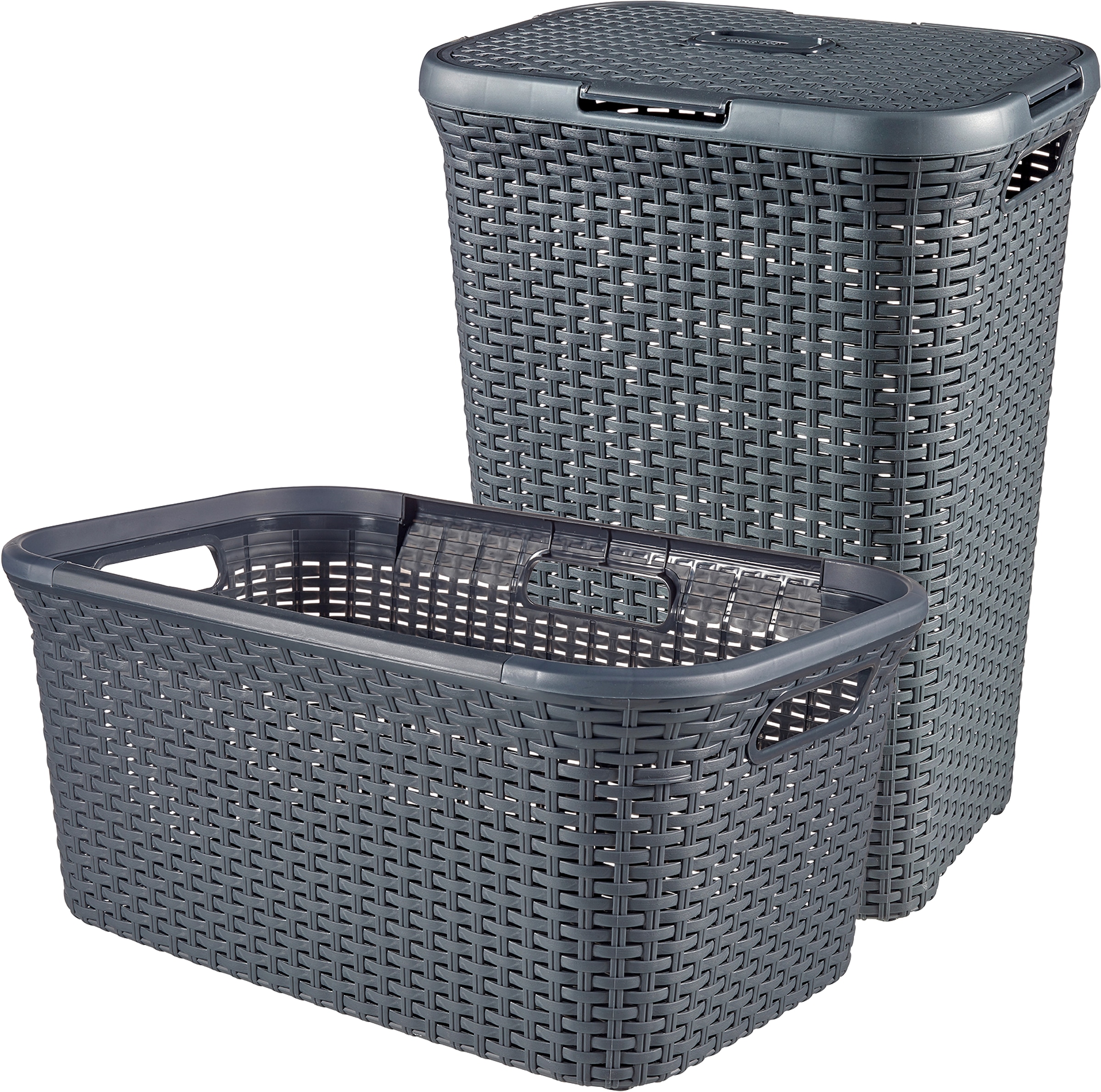 Curver Wäschekorb "Style" Wäschebox (60L) und Wäschekorb (45L) günstig online kaufen