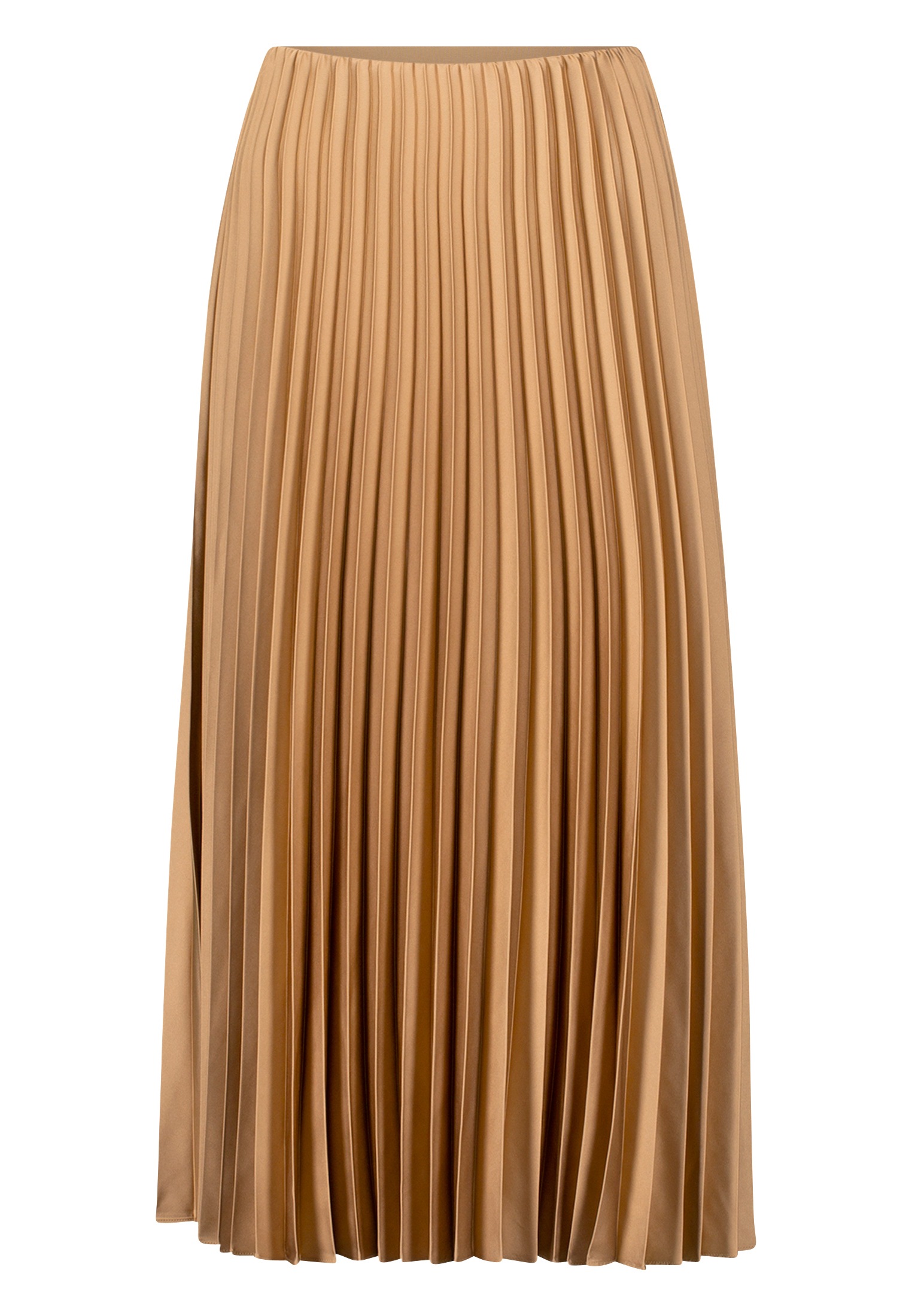 Zero Midirock "zero Satin-Rock Midi mit Plisseefalten", Falten günstig online kaufen