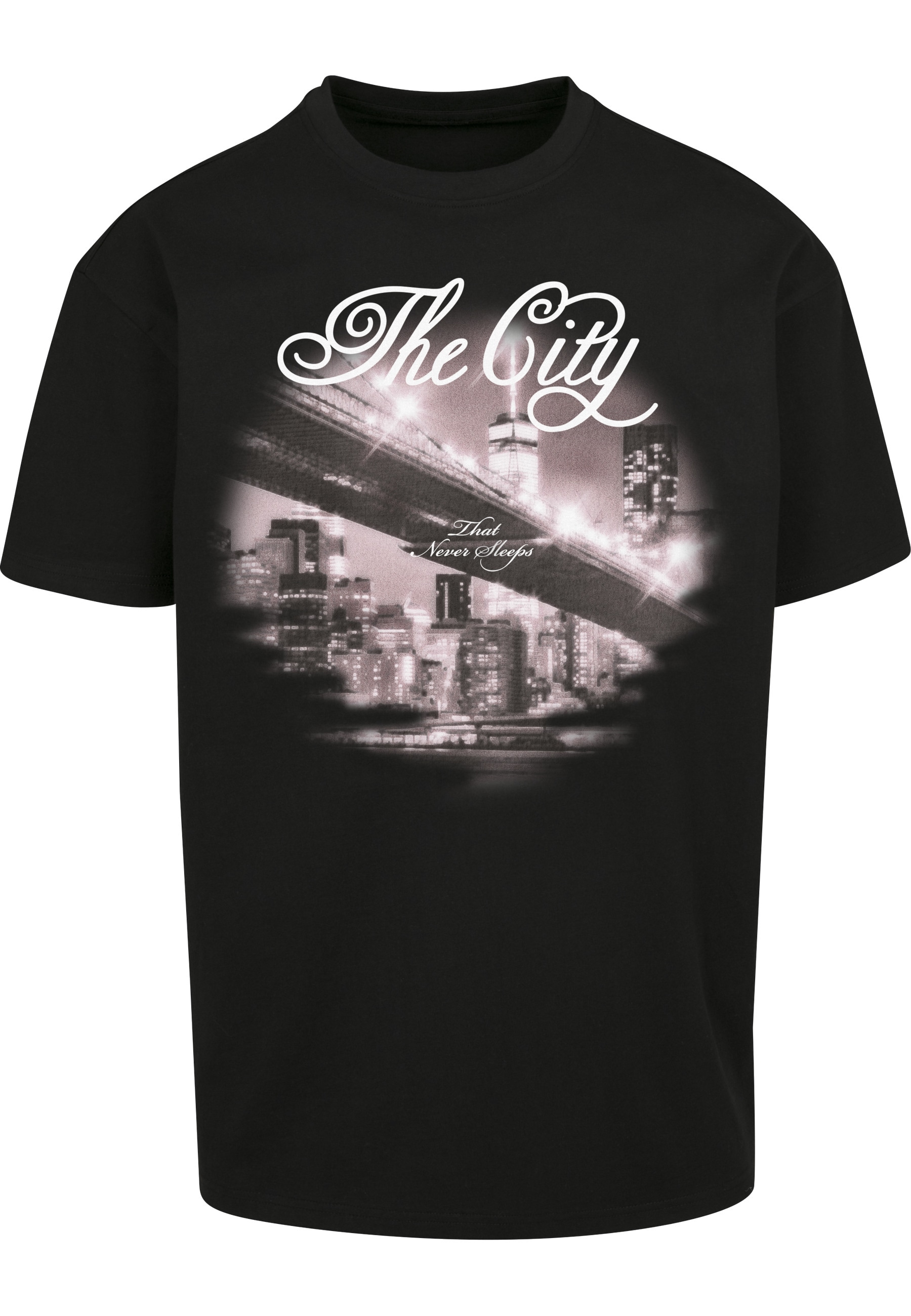 Upscale by Mister Tee Kurzarmshirt "Upscale by Mister Tee Herren The City Oversize Tee" 1 Stk.