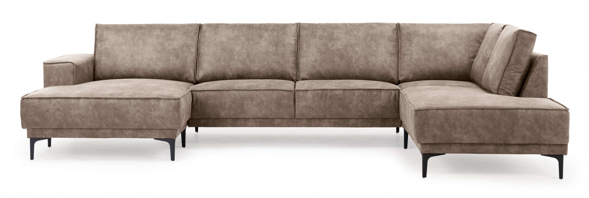 OTTO home Wohnlandschaft "XXL Sofa Oland, Struktur, Flachgewebe, Luxus-Micr günstig online kaufen