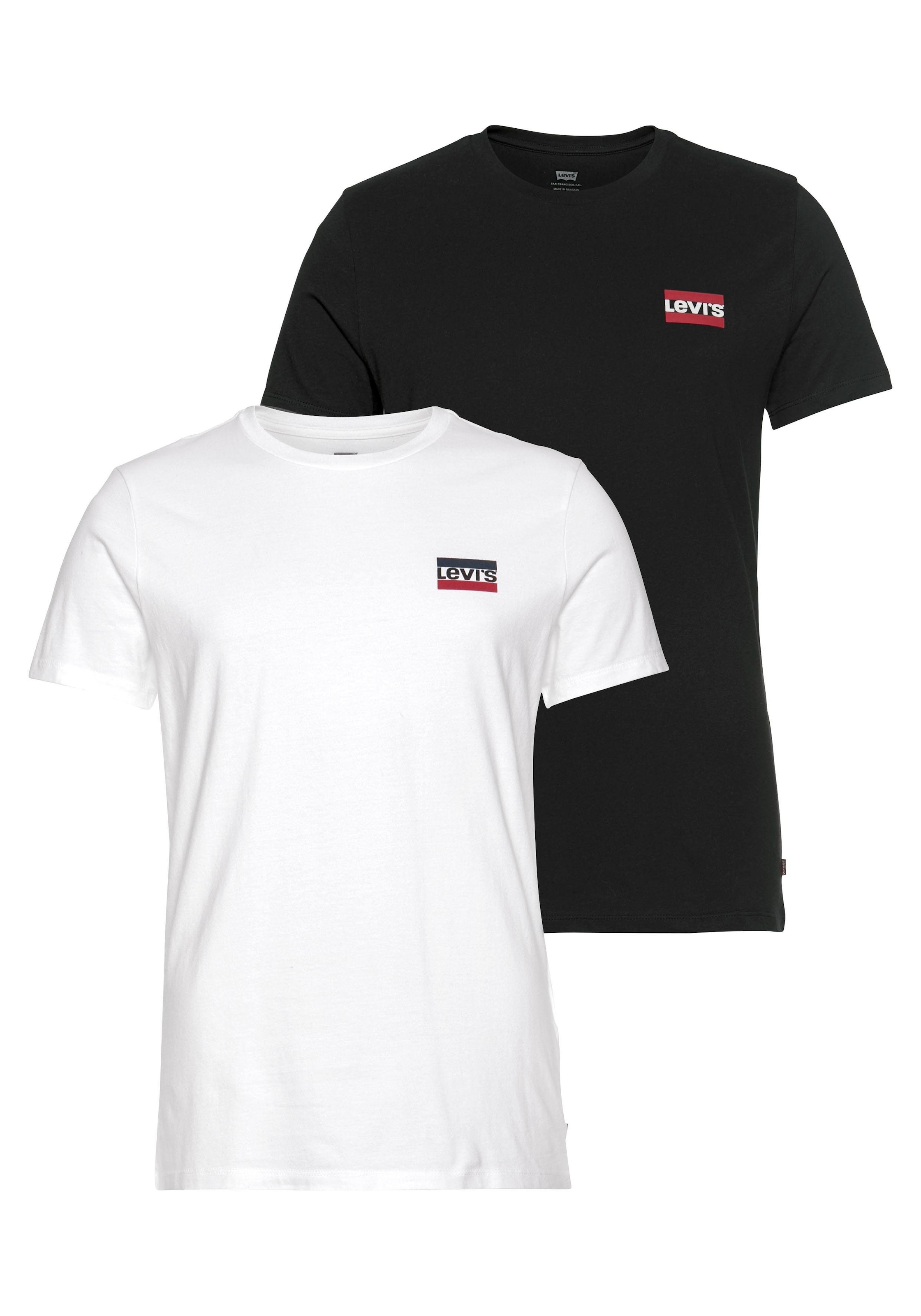 Levis T-Shirt "LE 2PK CREWNECK GRAPHIC" 2 Stk. tlg. günstig online kaufen