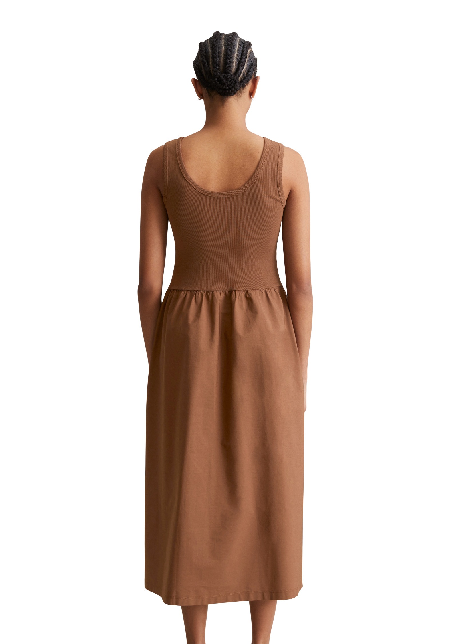 Thumbnail - Marc OPolo DENIM Jerseykleid "mit Baumwoll-Popelinerock"