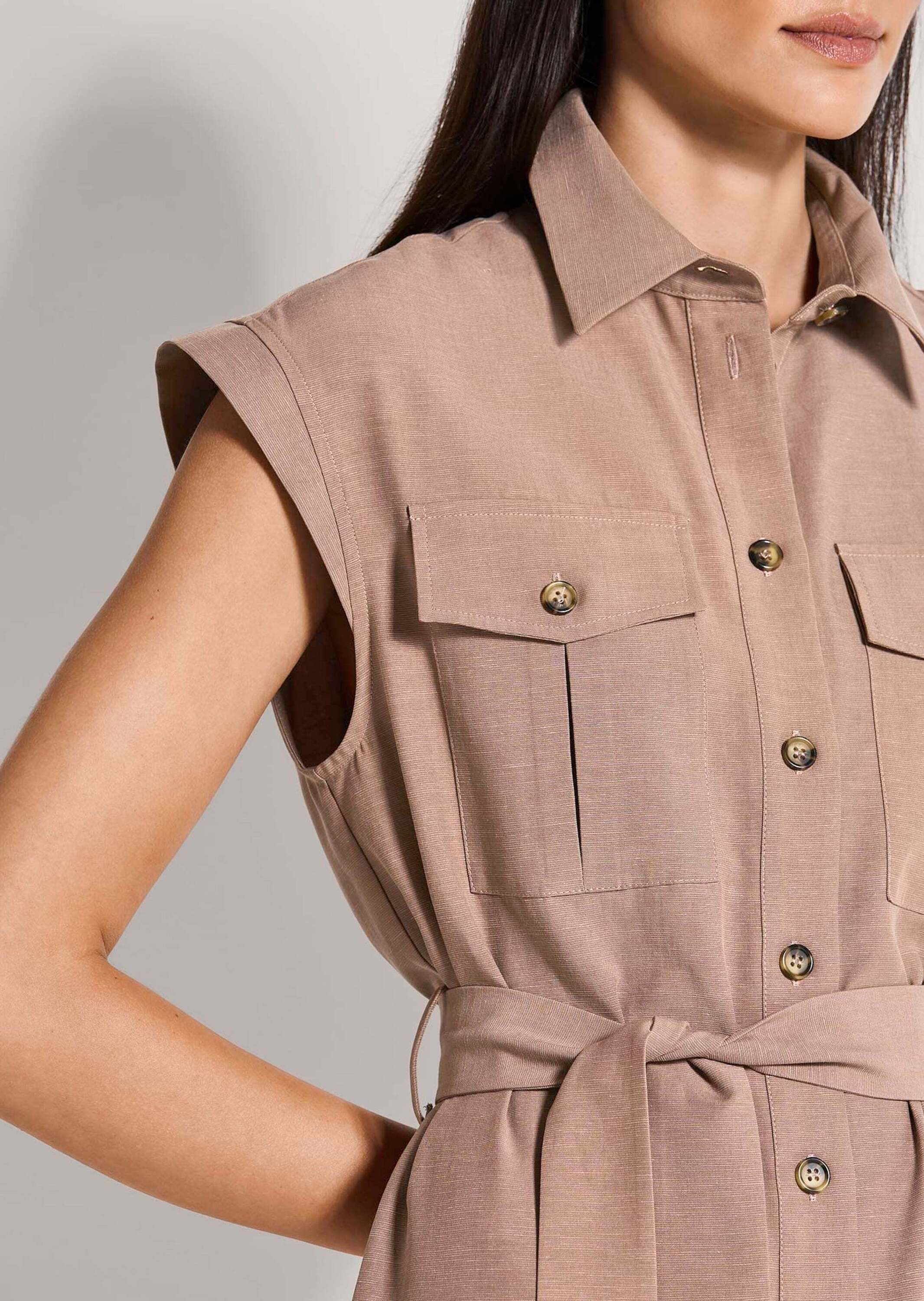 MADELEINE Sommerkleid »Hemdblusenkleid Sommerkleid mit Bindeband«