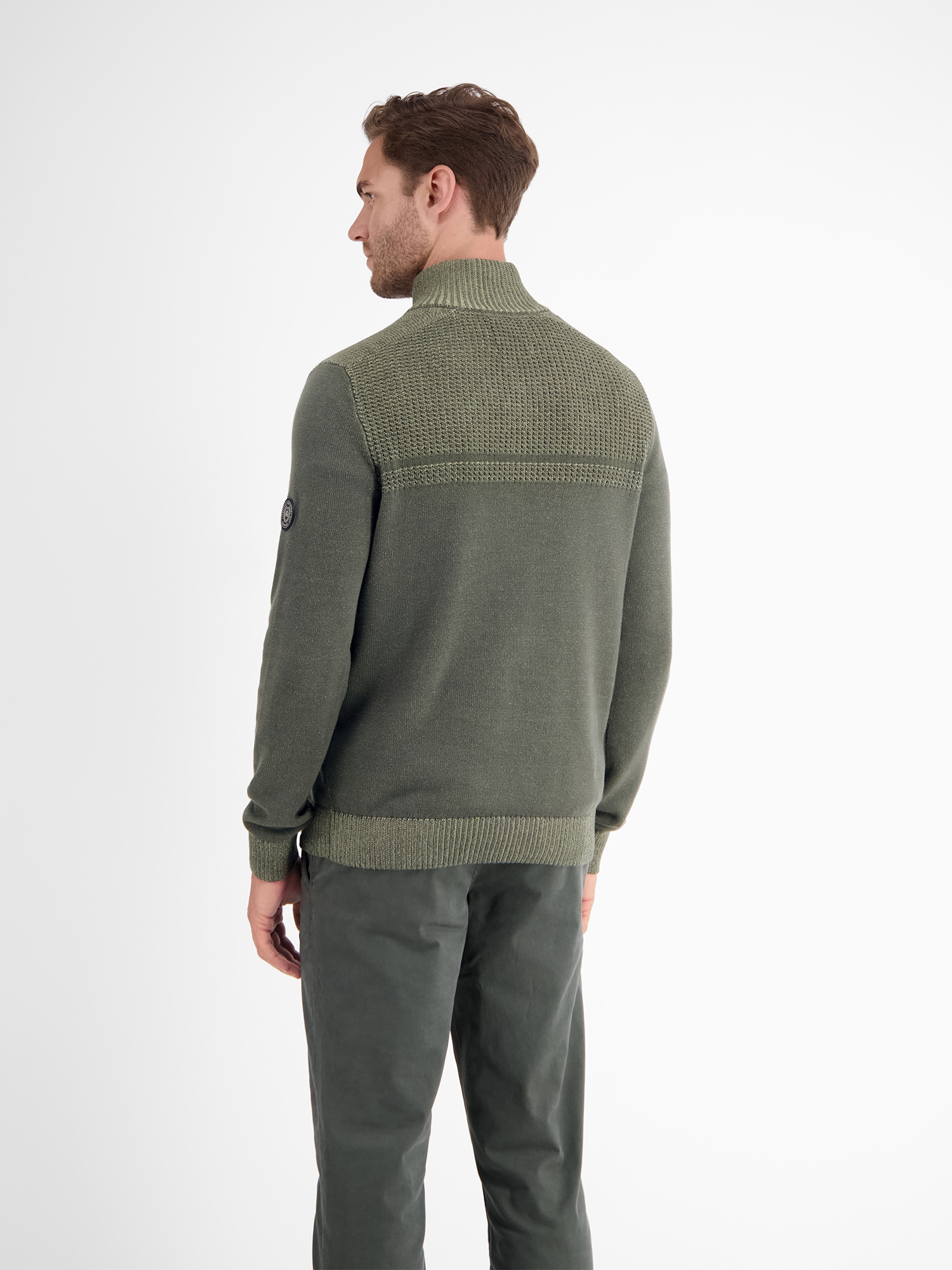 LERROS Troyer »LERROS Stricktroyer mit unterschiedlichen Strickstrukturen«