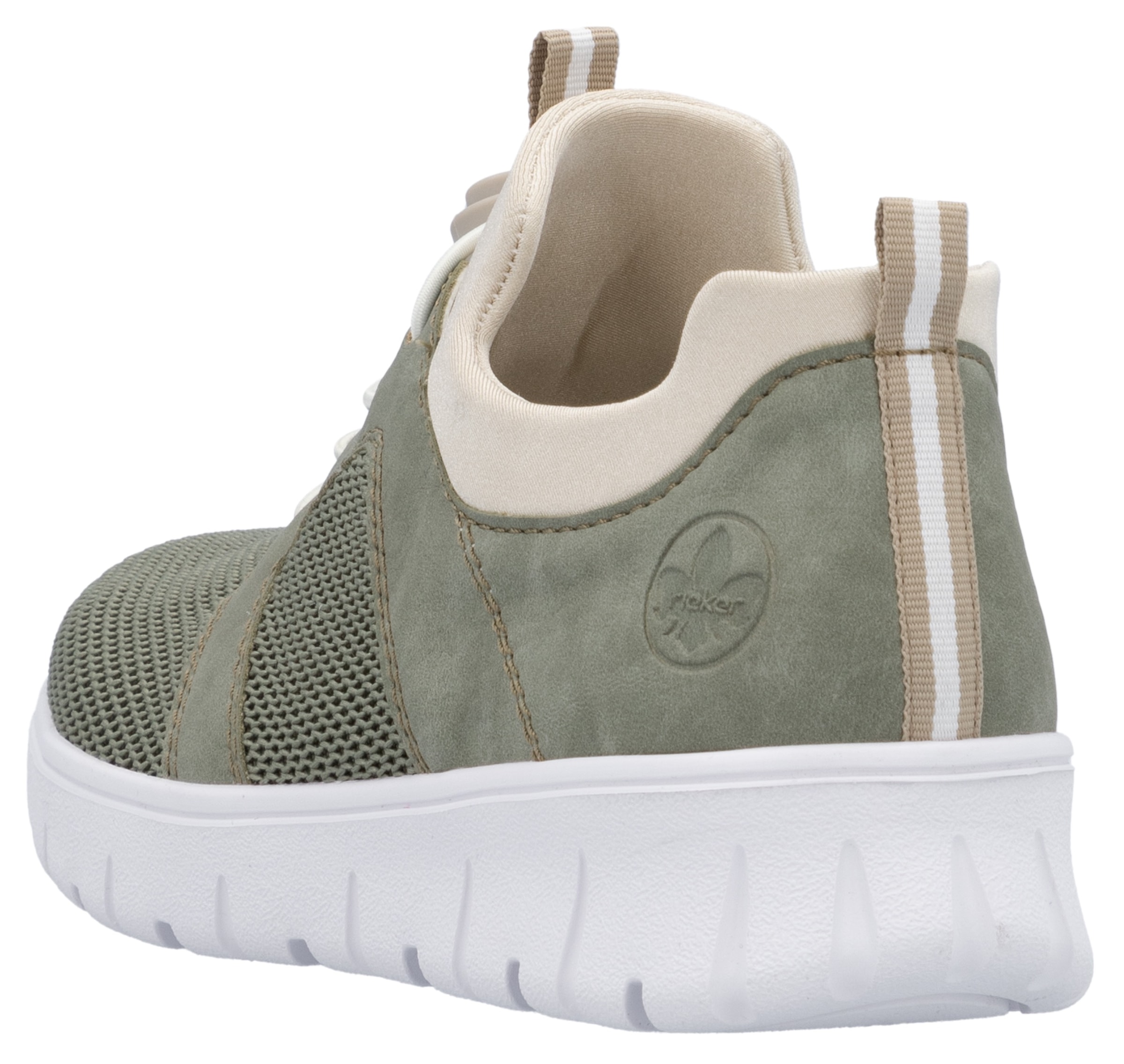 Rieker Slip-On Sneaker, Halbschuh, Freizeitsneaker, Schlupfschuh mit Anziehlaschen