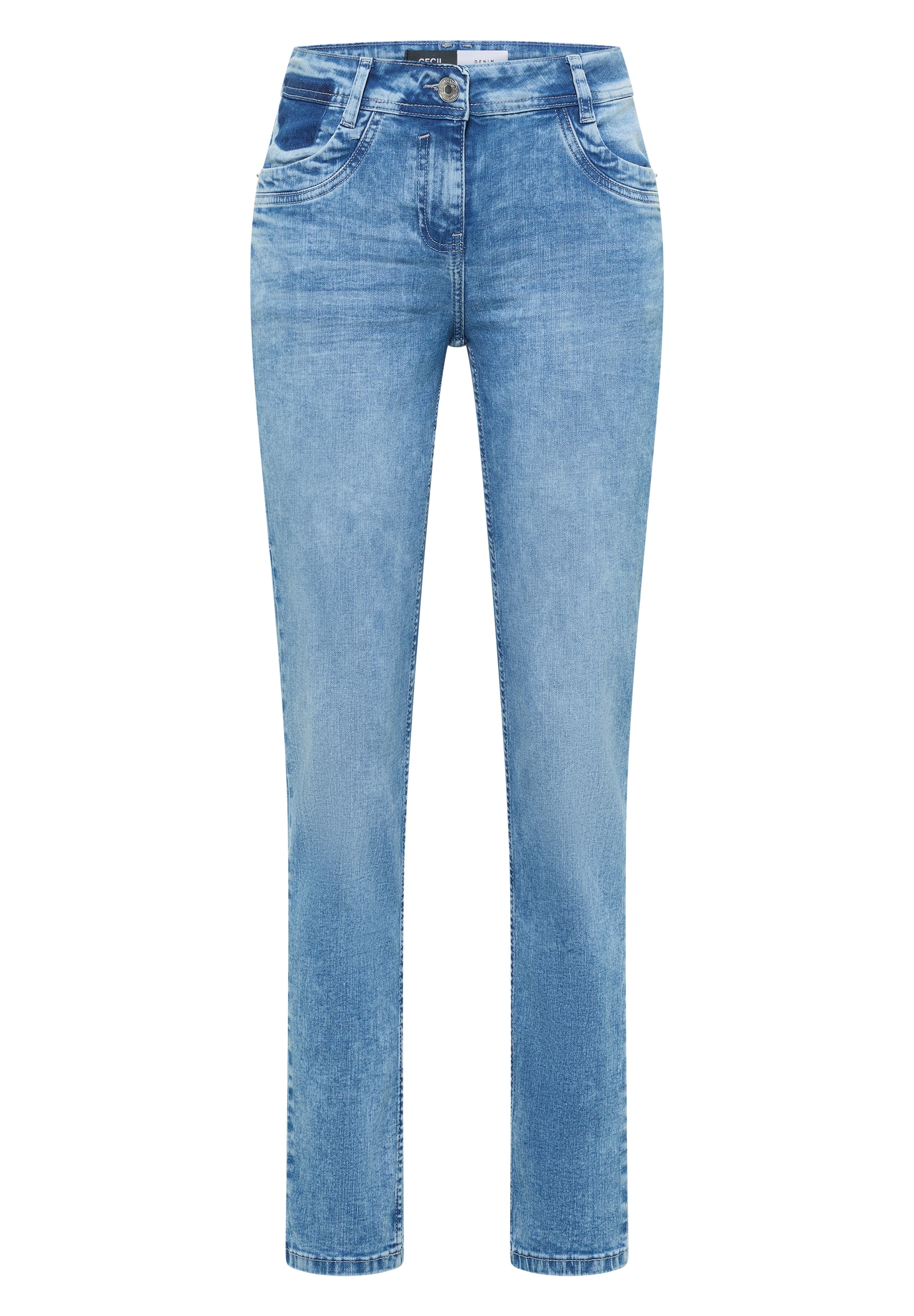 Cecil Slim-fit-Jeans »Style Scarlett« im 5-Pocket-Stil und mit Stretch