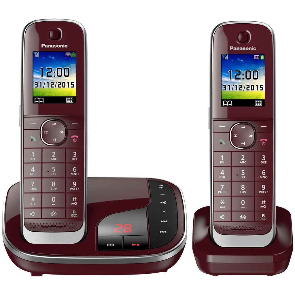 Panasonic Schnurloses DECT-Telefon »KX-TGJ322«, (Mobilteile: 2)