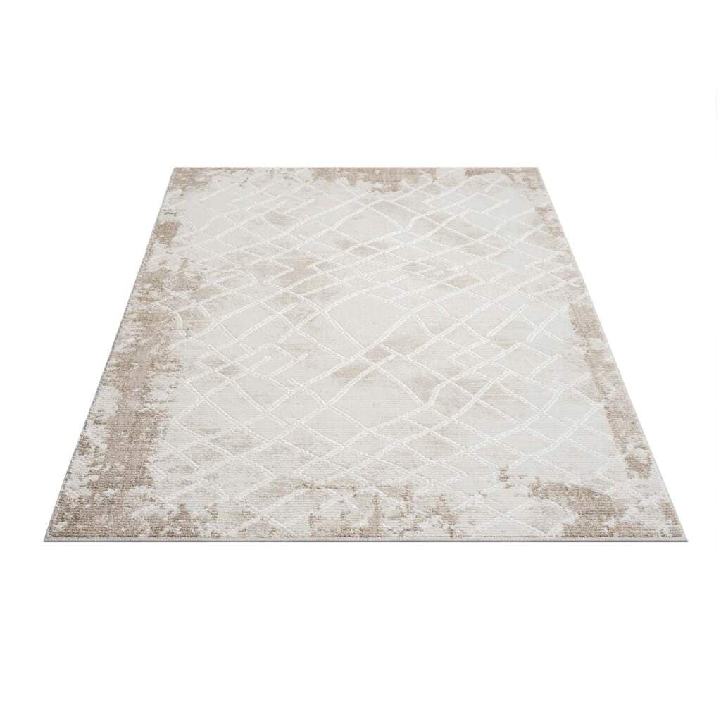 Carpet City Teppich »ANTIK215«, rechteckig, 10 mm Höhe, Kurzflor, 3D-Optik, Klassisch-Modern für Wohnzimmer, Schlafzimmer