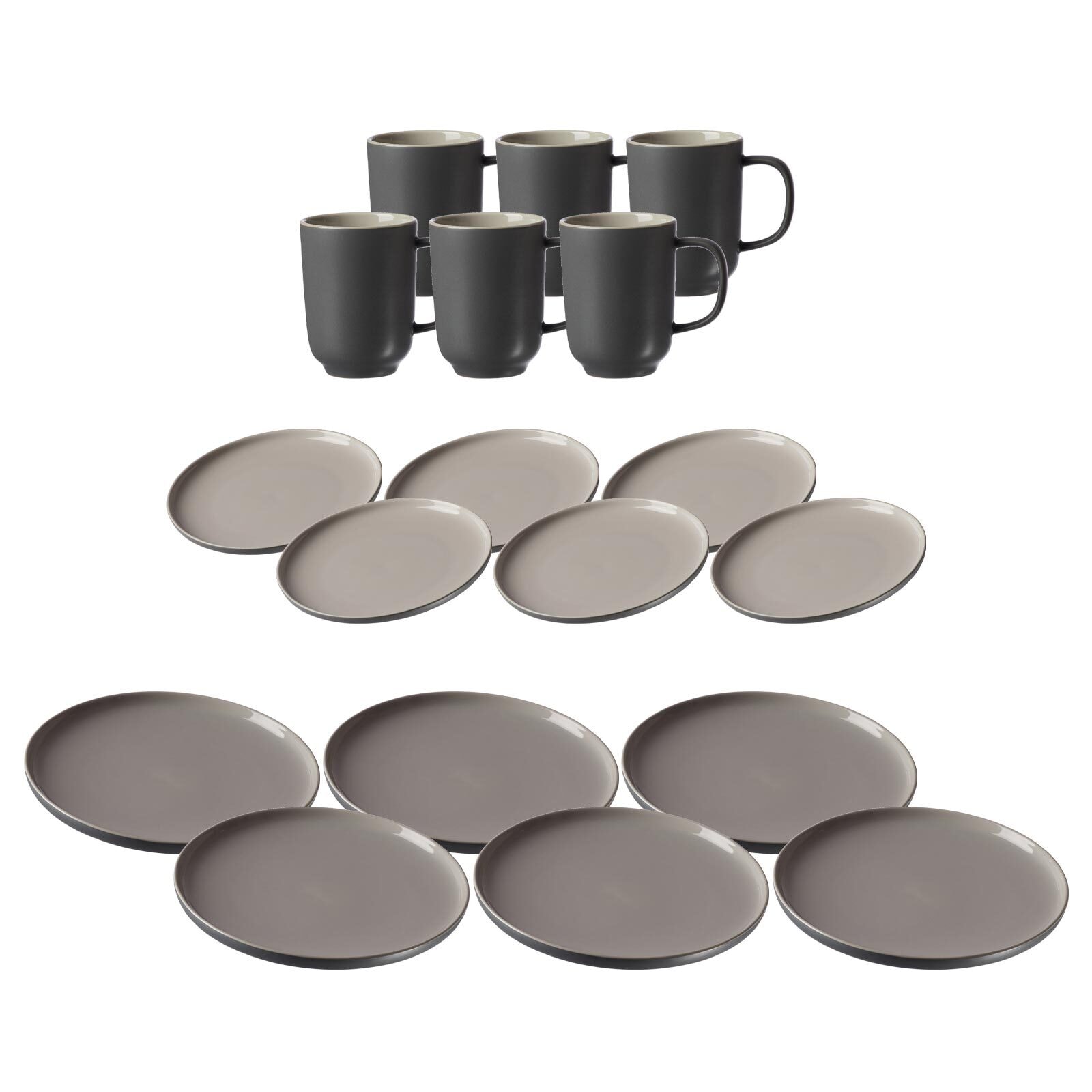 Ritzenhoff & Breker Geschirr-Set »Tafelservice Jasper 18er Set« Spülmaschinengeeignet