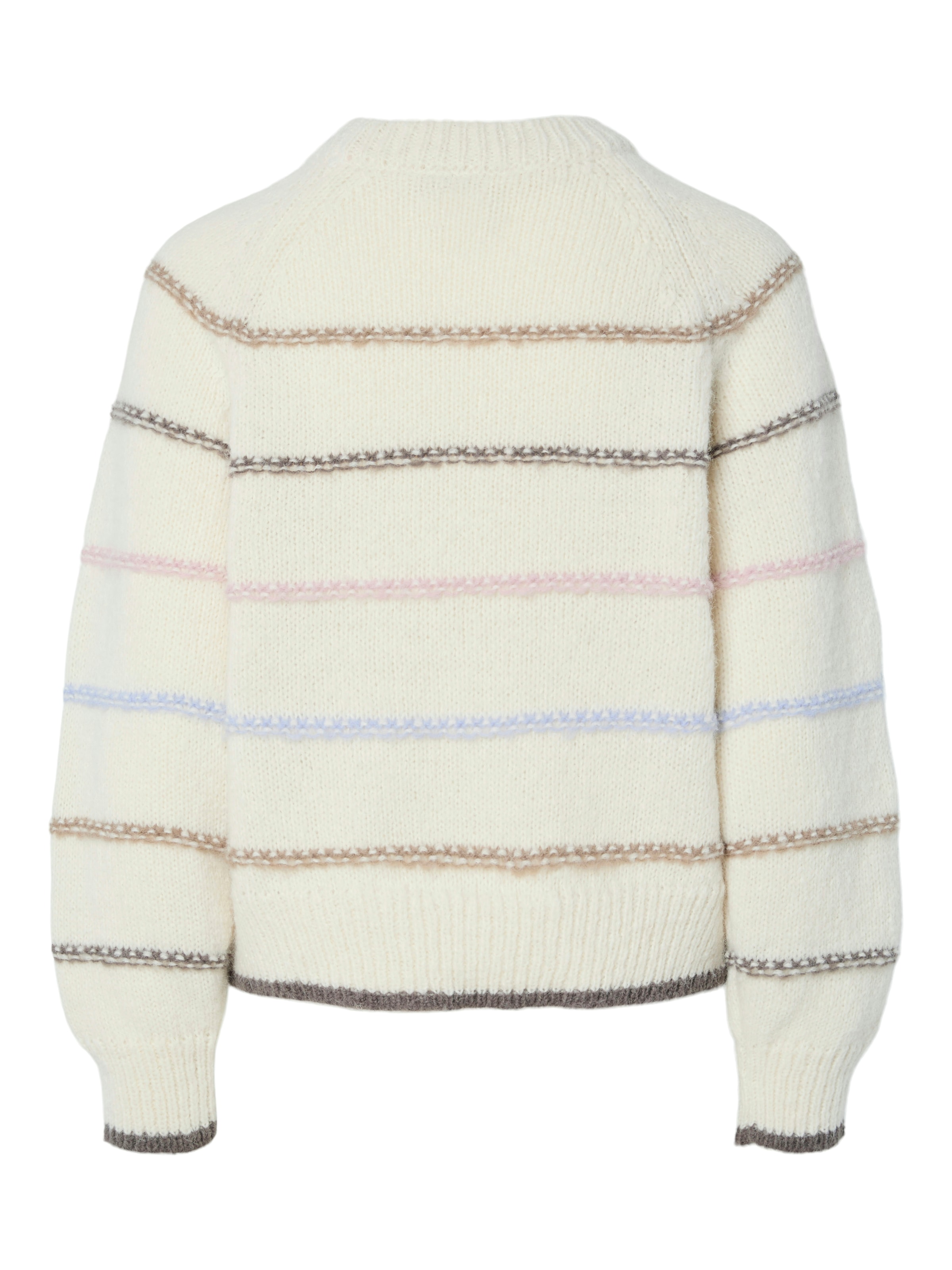 pieces Strickpullover »PCNELIA LS O-NECK KNIT NOOS BC«