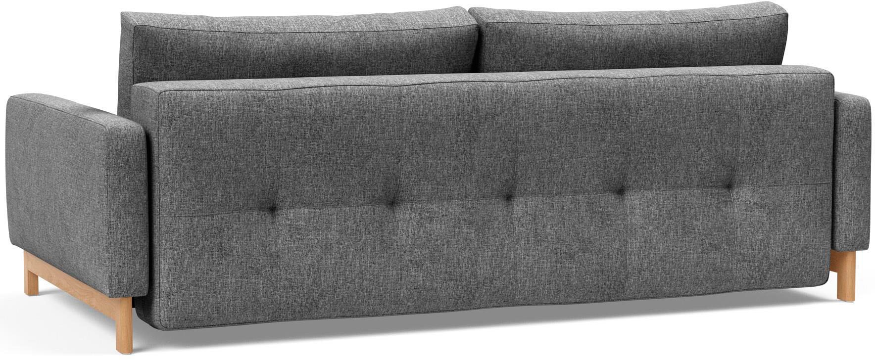 INNOVATION LIVING ™ Schlafsofa »Pyxis 3-Sitzer mit extrabreiter Bettfunktion, Skandi-Design«, Multifunktionssofa, extrabequem durch Taschenfederkern, Dauerschläfer