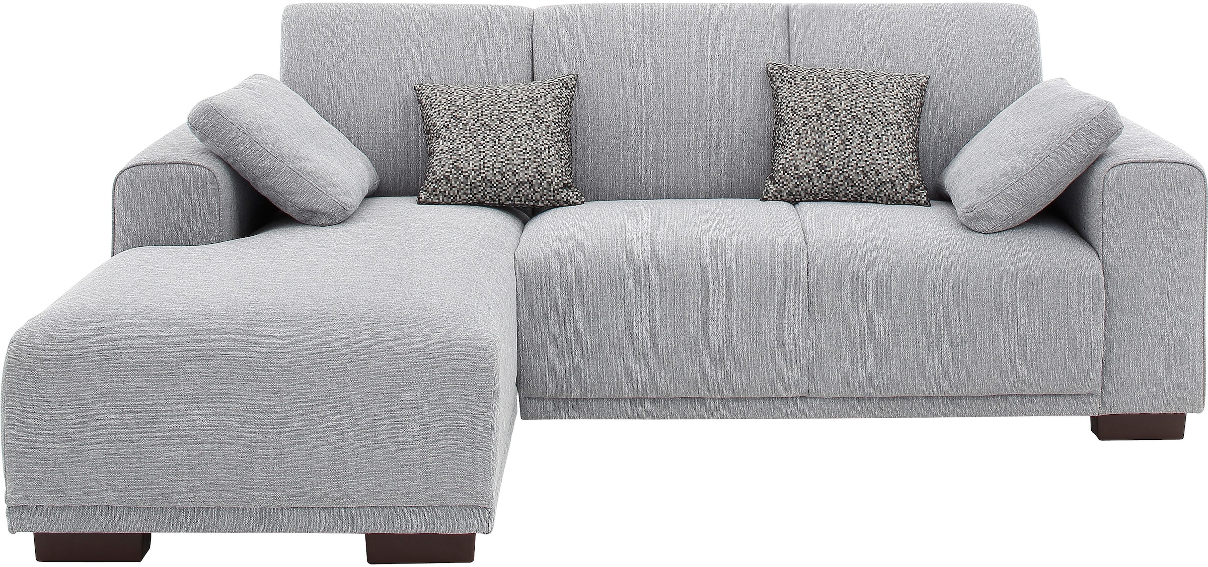 Home affaire Ecksofa »Bornholm incl. 2 Kissen, Stellmaße 234x162 cm«, Recamiere  wahlweise links oder rechts bestellbar | BAUR