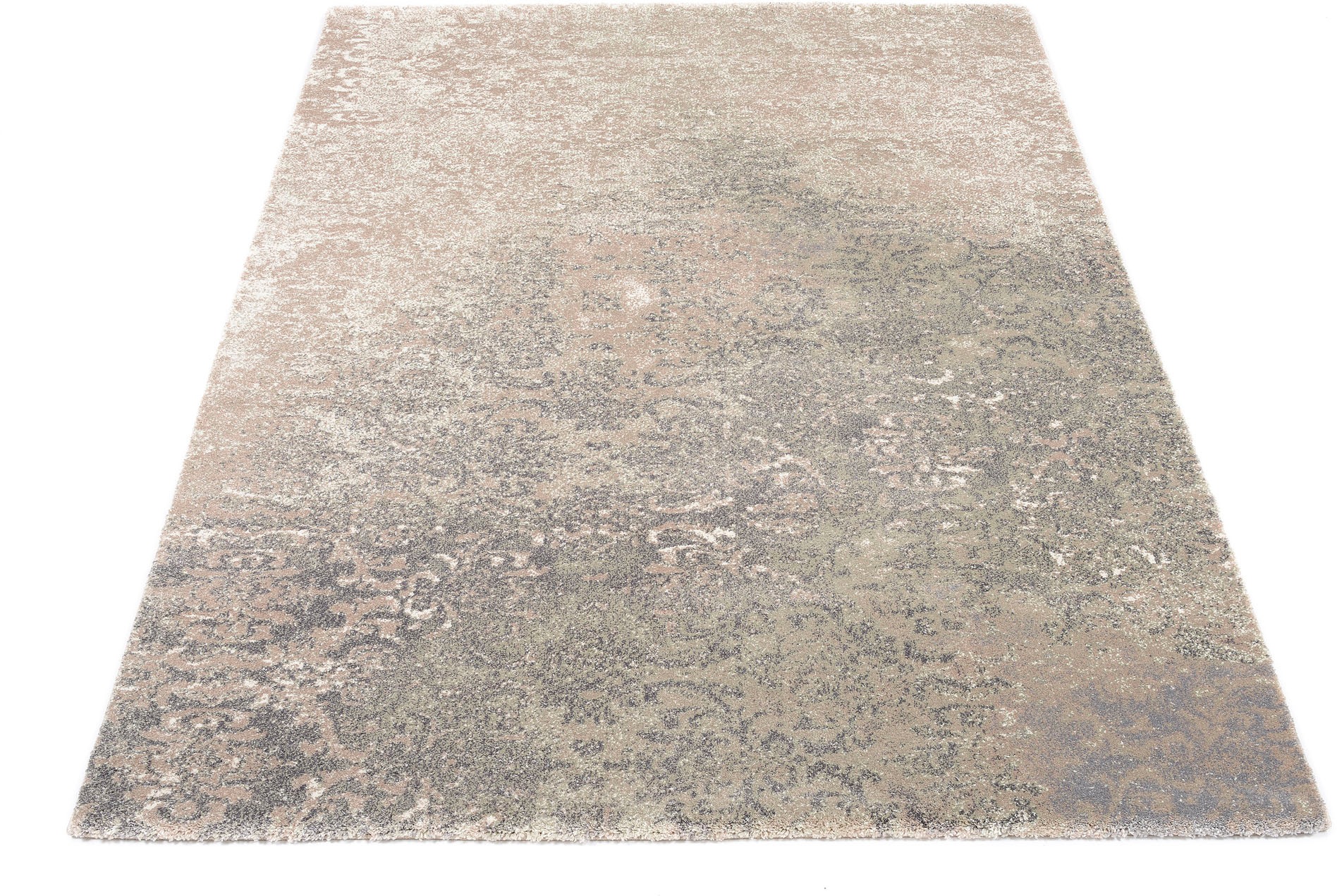 Teppich, B:200cm H:13mm L:250cm, grün, OCI DIE TEPPICHMARKE, Kunstfaser, Wohnzimmer, Teppiche, "Butterfly Admiral", Wohnzimmer