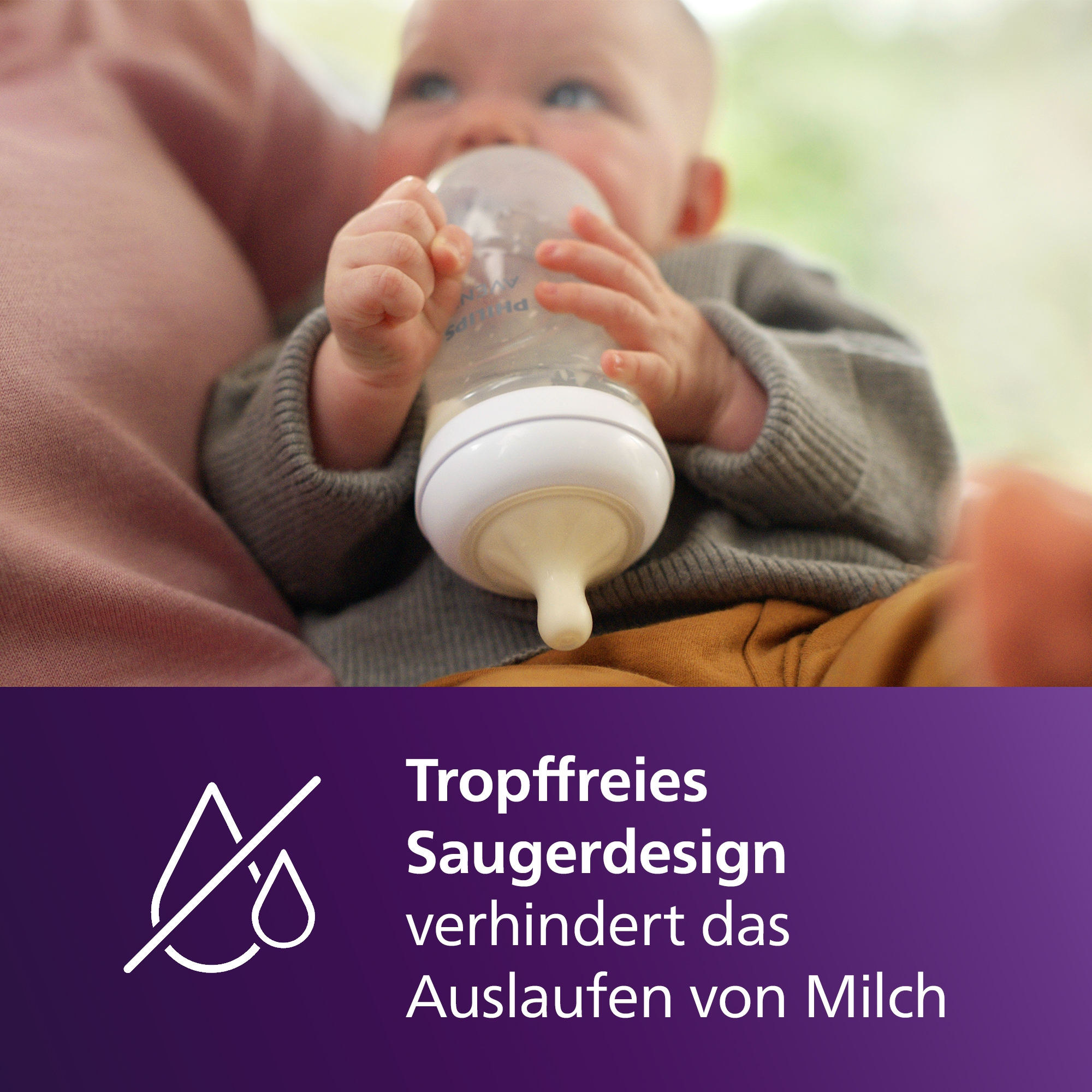 Philips AVENT Flaschensauger »Natural Response SCY962/02«, 2 Stück mit Anti-colic-Ventil, ab 0 Monaten