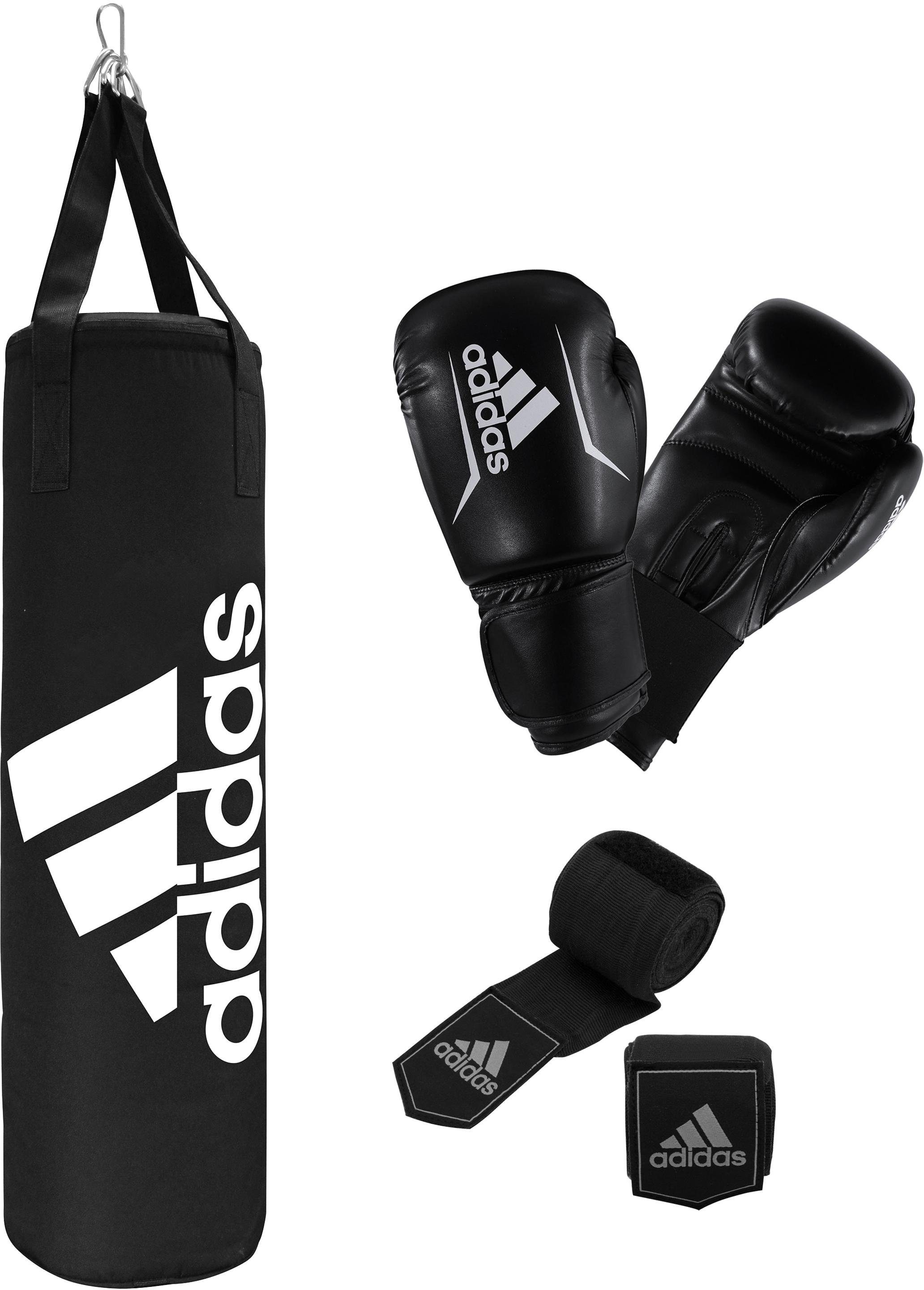 adidas Performance Boxsack »Performance Boxing Set«, (Set, mit Bandagen-mit Boxhandschuhen)