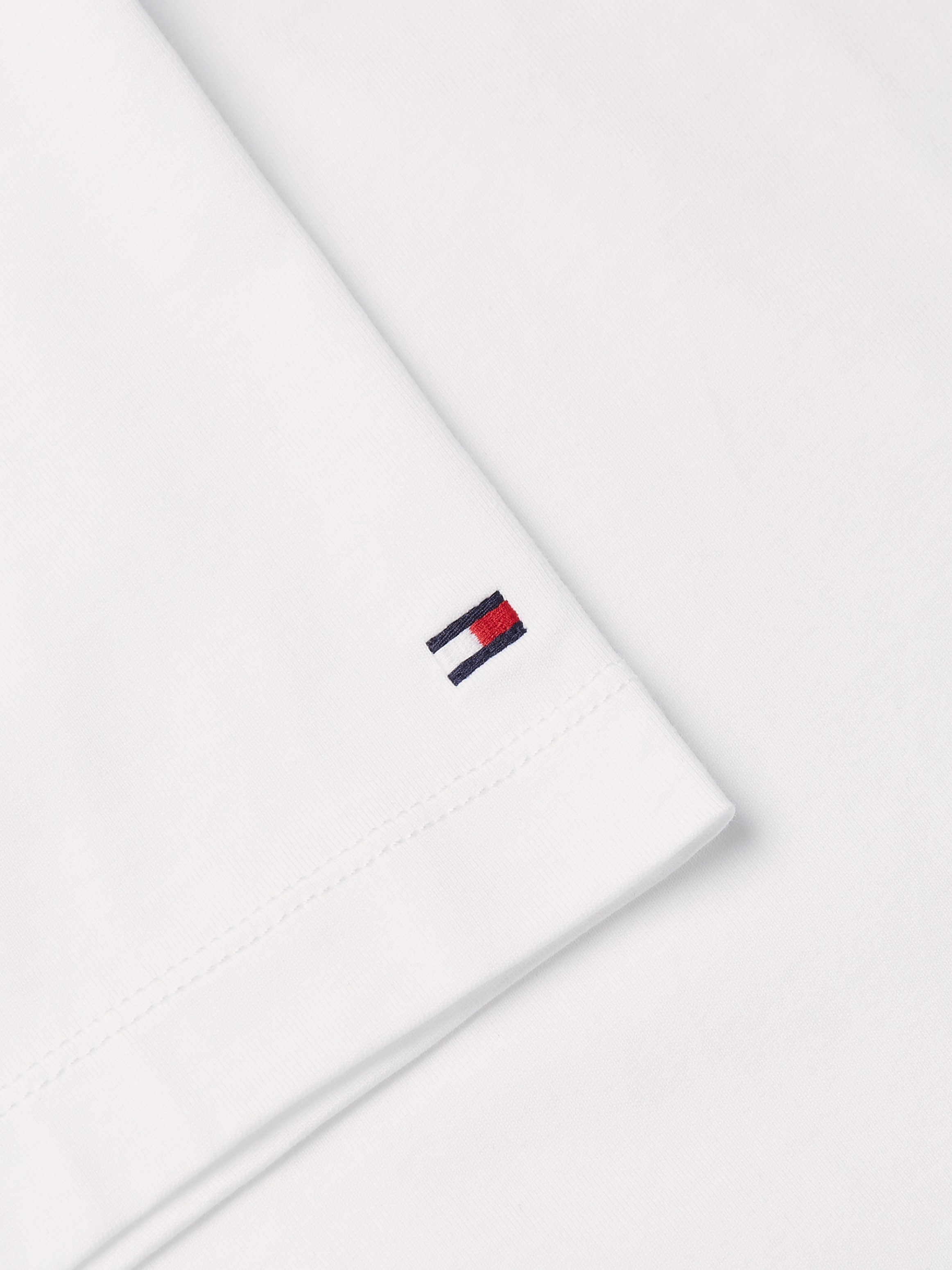 Tommy Hilfiger T-Shirt »SCRIPT LOGO TEE« mit aufgesticktem Logo