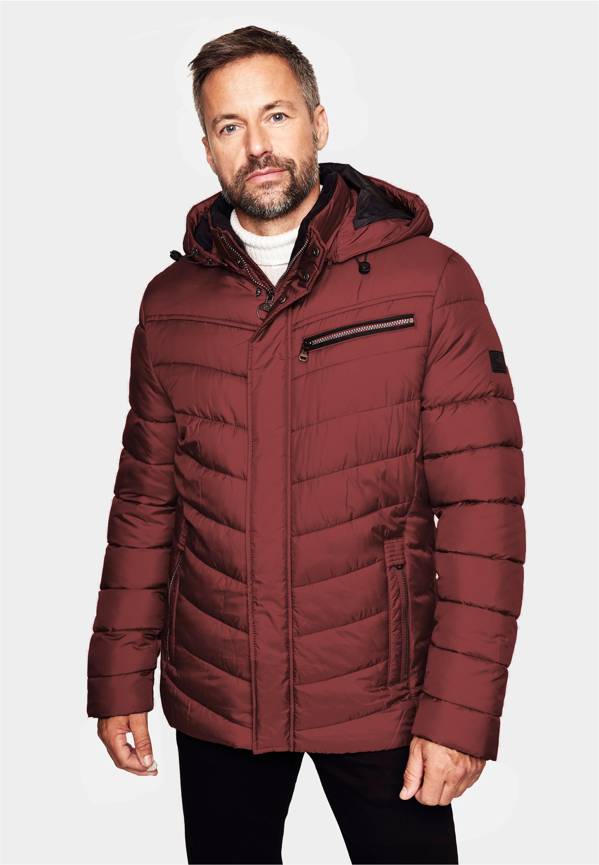 New Canadian Steppjacke, mit Fleece-Einsatz am Innenkragen