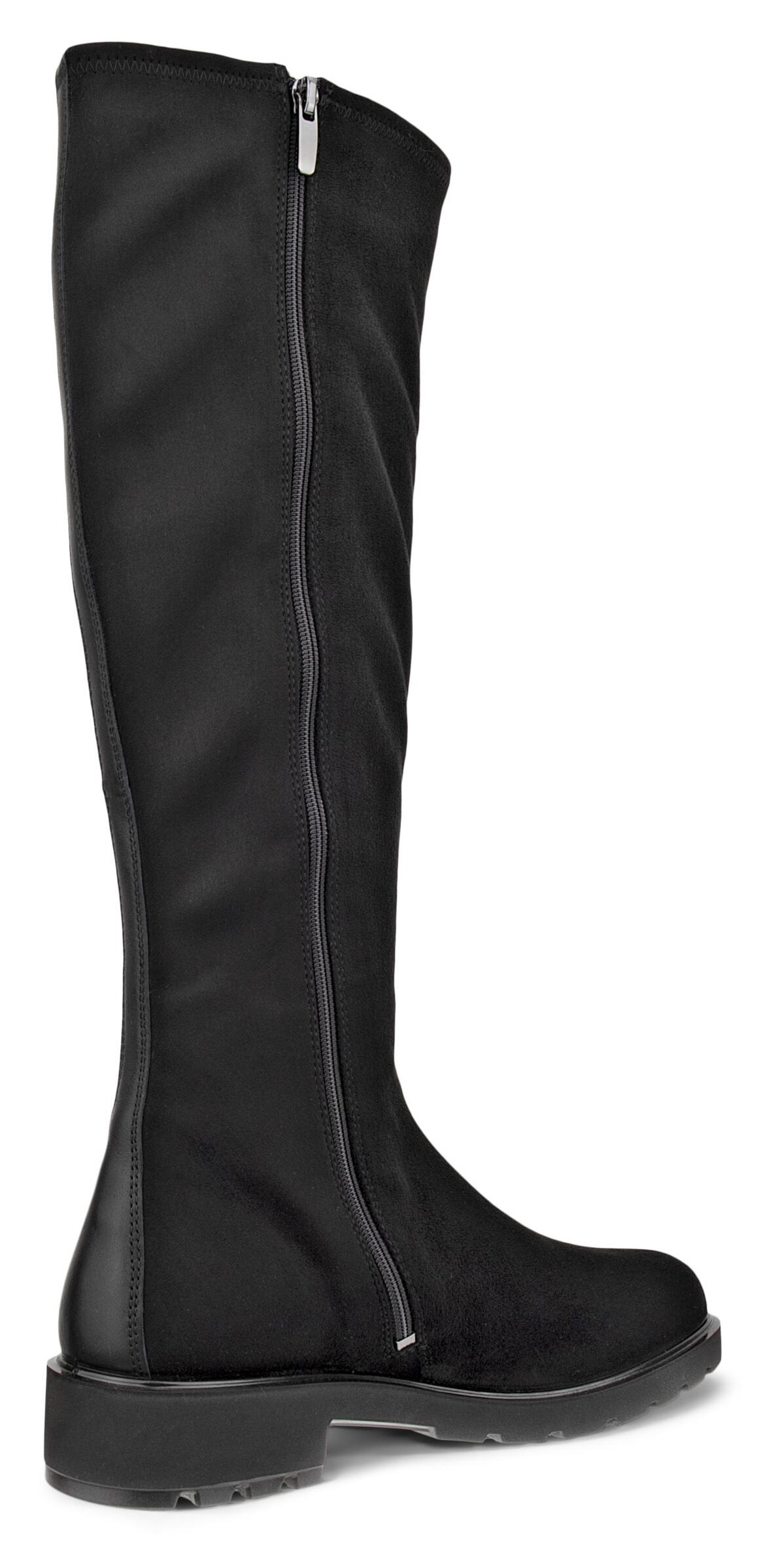 Ecco Stiefel »METROPOLE VIENNA«, Langschaftstiefel, Blockabsatz mit dehnbarem Stretch