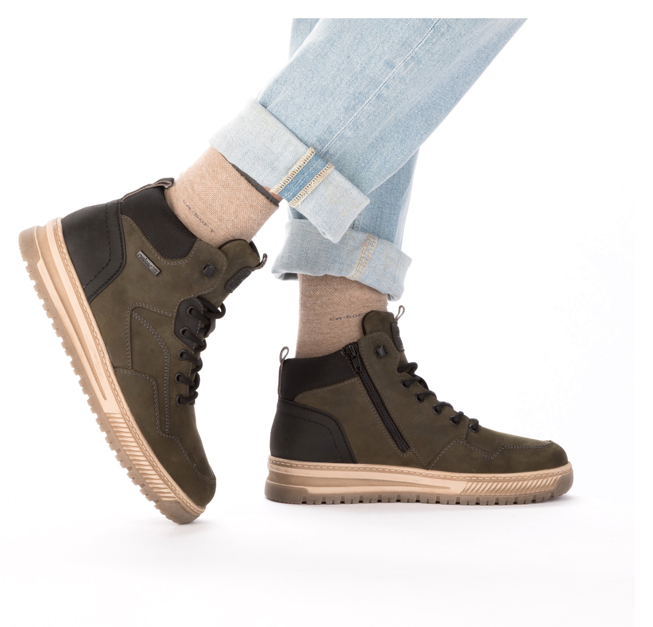 Rieker Schnürboots, Outdoorboots, Sneakerboots, TEX-Membran, mit Innenreißverschluss