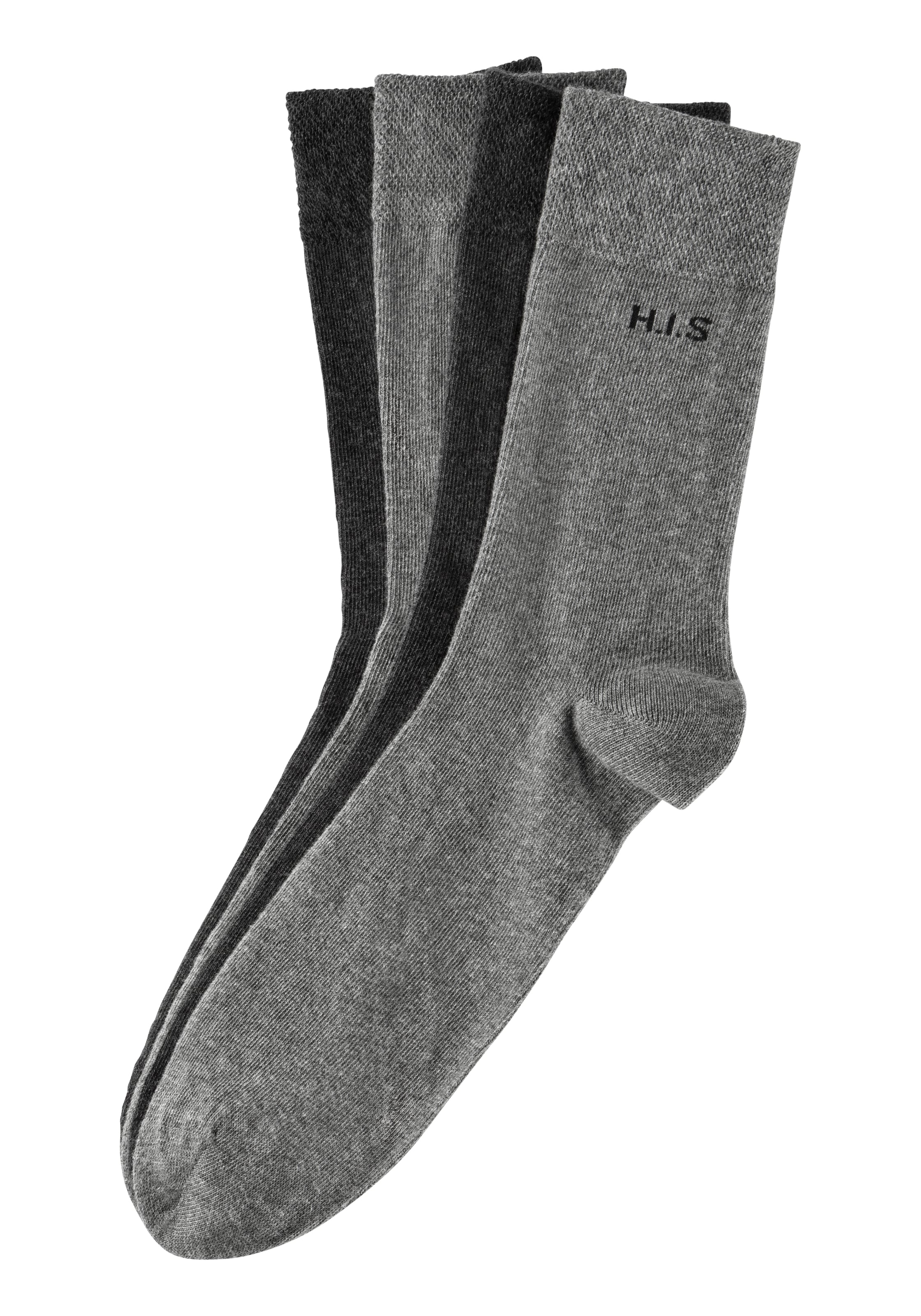 Socken, (Packung, 4 Paar), mit druckfreiem Bündchen