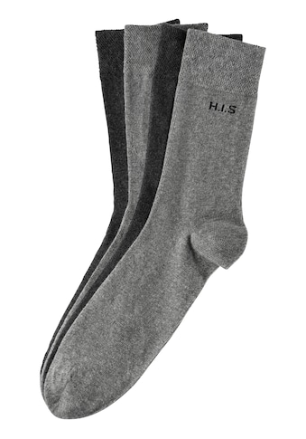 H.I.S Socken, (4 Paar), mit druckfreiem Bündchen kaufen