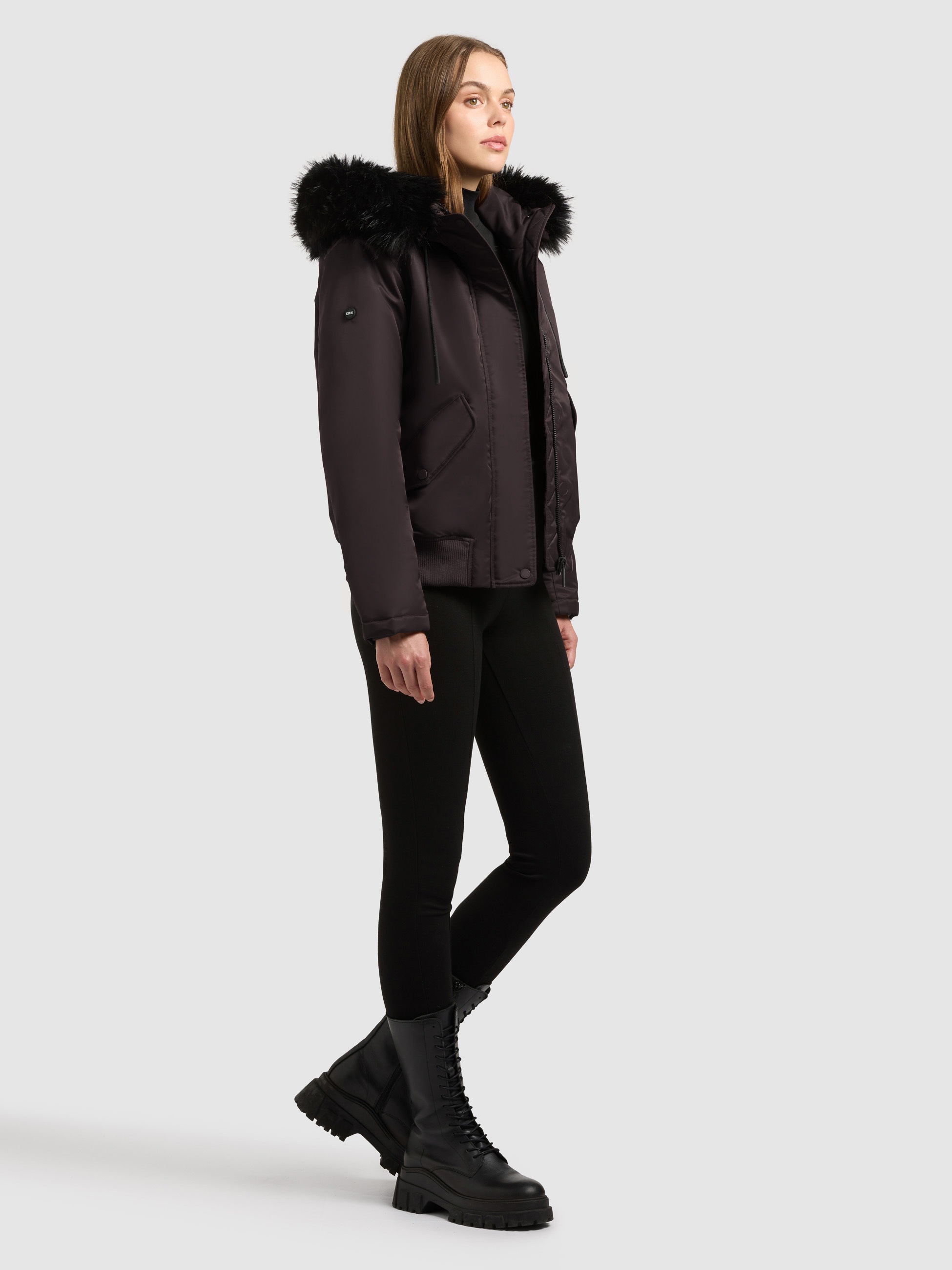 khujo Bomberjacke »TYLA«, mit Kapuze