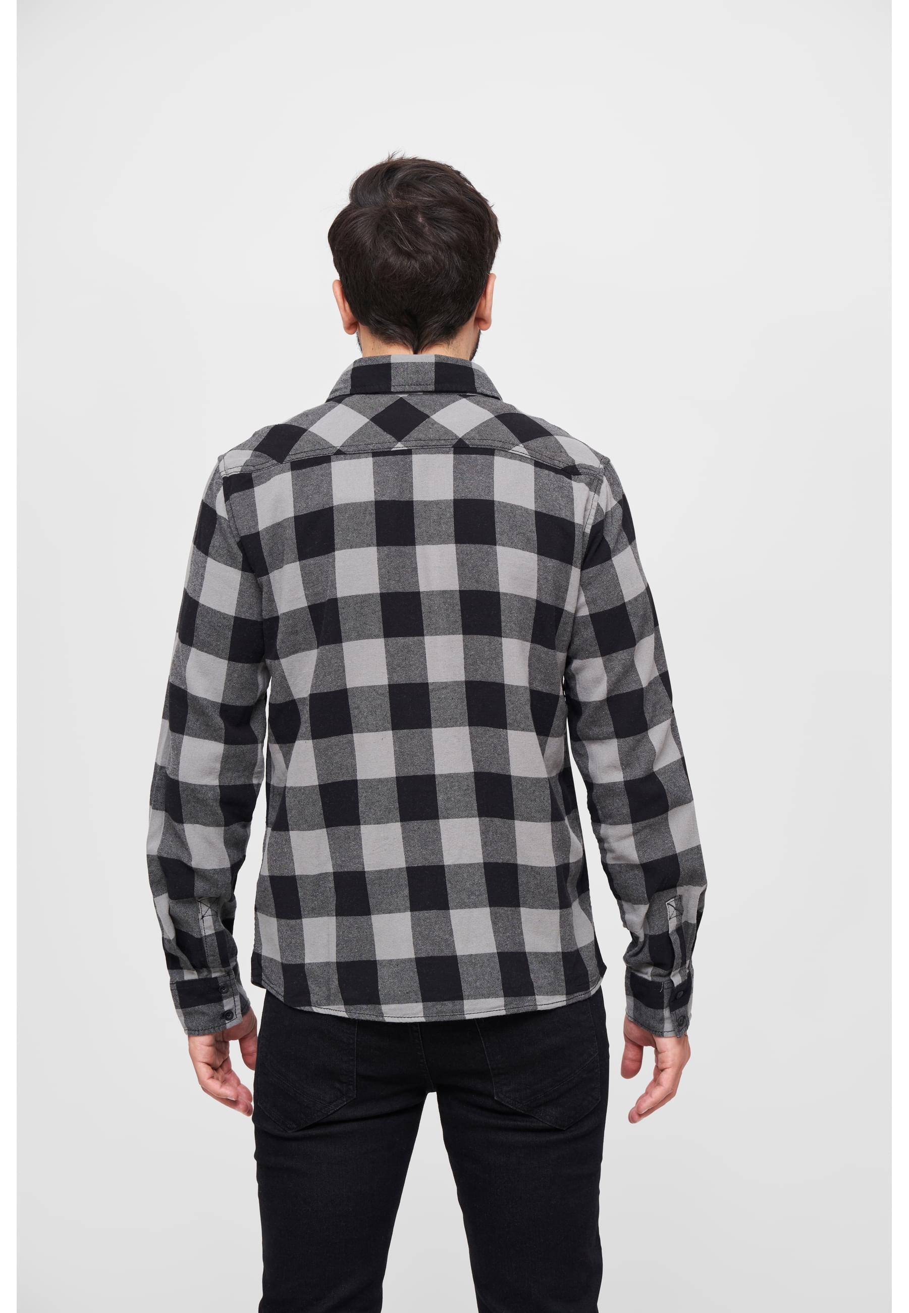 Brandit Langarmhemd »Brandit Herren Checked Shirt«, (1 tlg.)