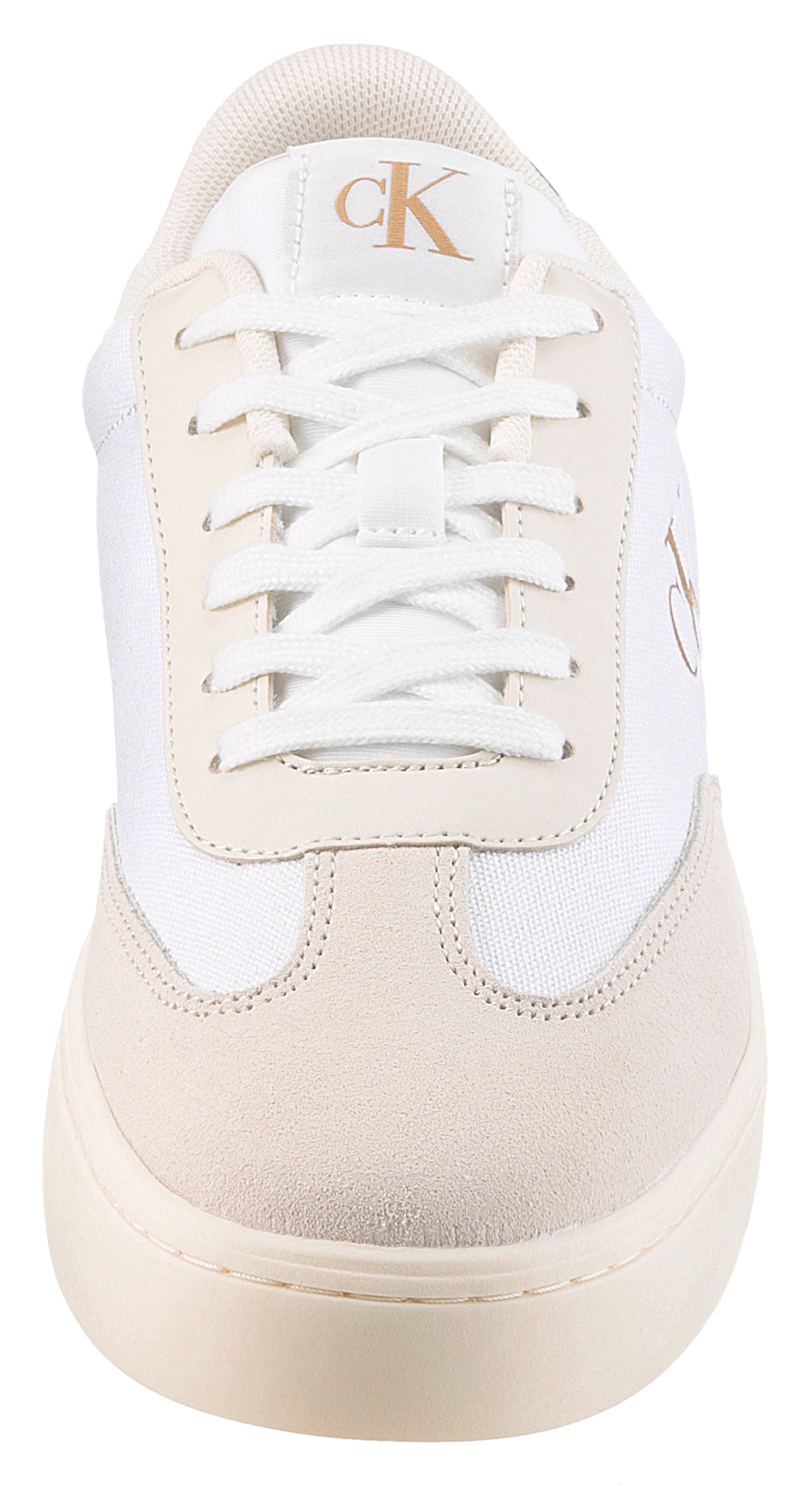 Calvin Klein Jeans Sneaker »CLASSIC CUPSOLE LOW MIX MG«, Schnürschuh, Halbschuh, Freizeitsneaker mit Logoschriftzug