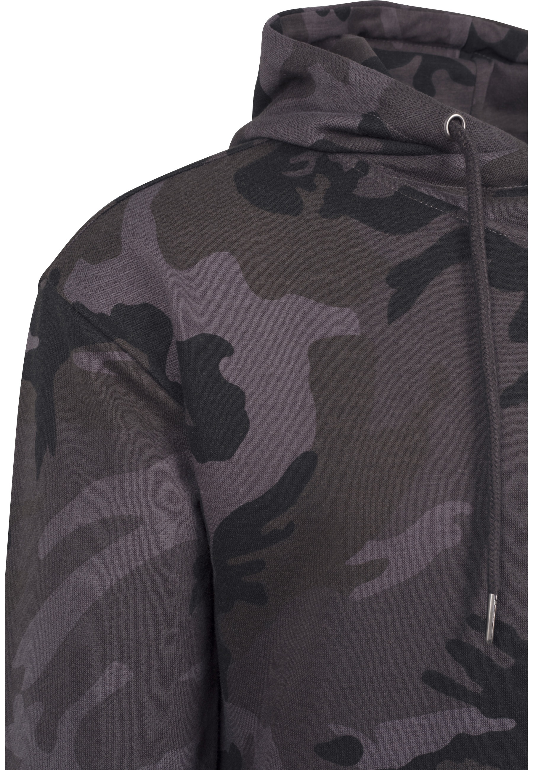 URBAN CLASSICS Kapuzenpullover »Urban Classics Herren High Neck Camo Hoody« 1 Stk.