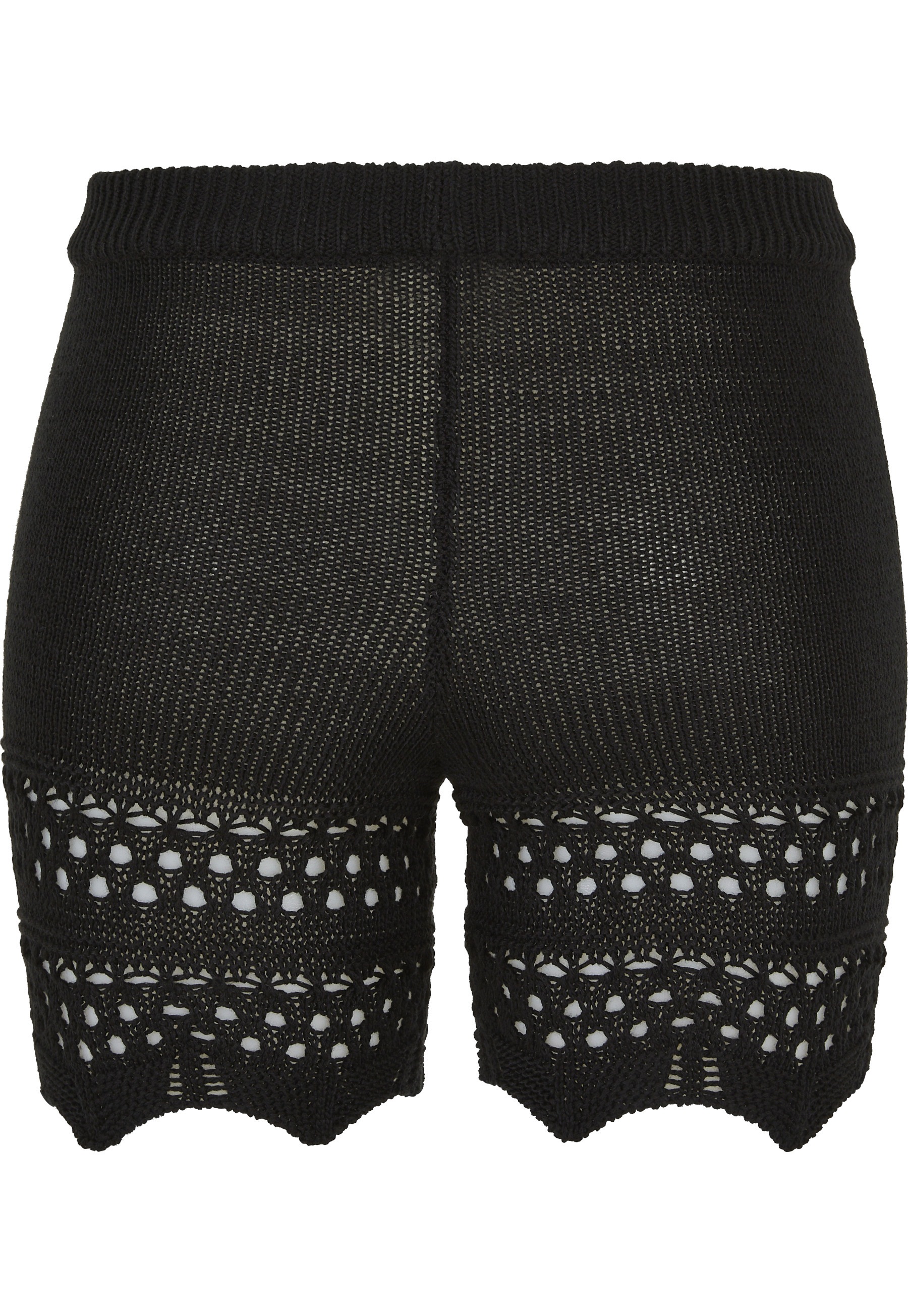 URBAN CLASSICS Leggings "Urban Classics Damen Ladies Crochet Knit Shorts" günstig online kaufen