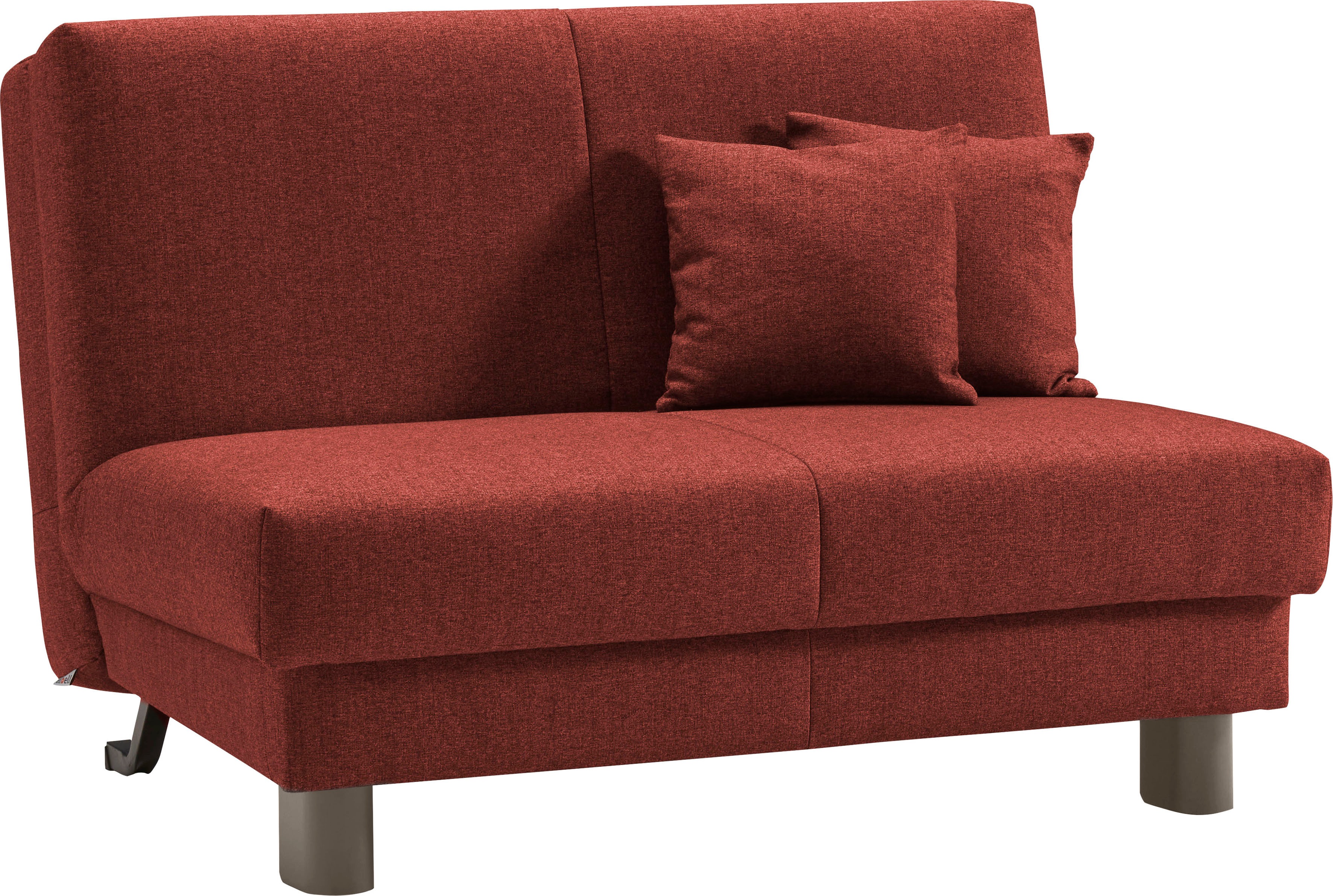 Thumbnail - ell + ell Schlafsofa "Enny" Liegefläche Breite 120 oder 140 cm, Liegehöhe 45 cm, Füße alufarben