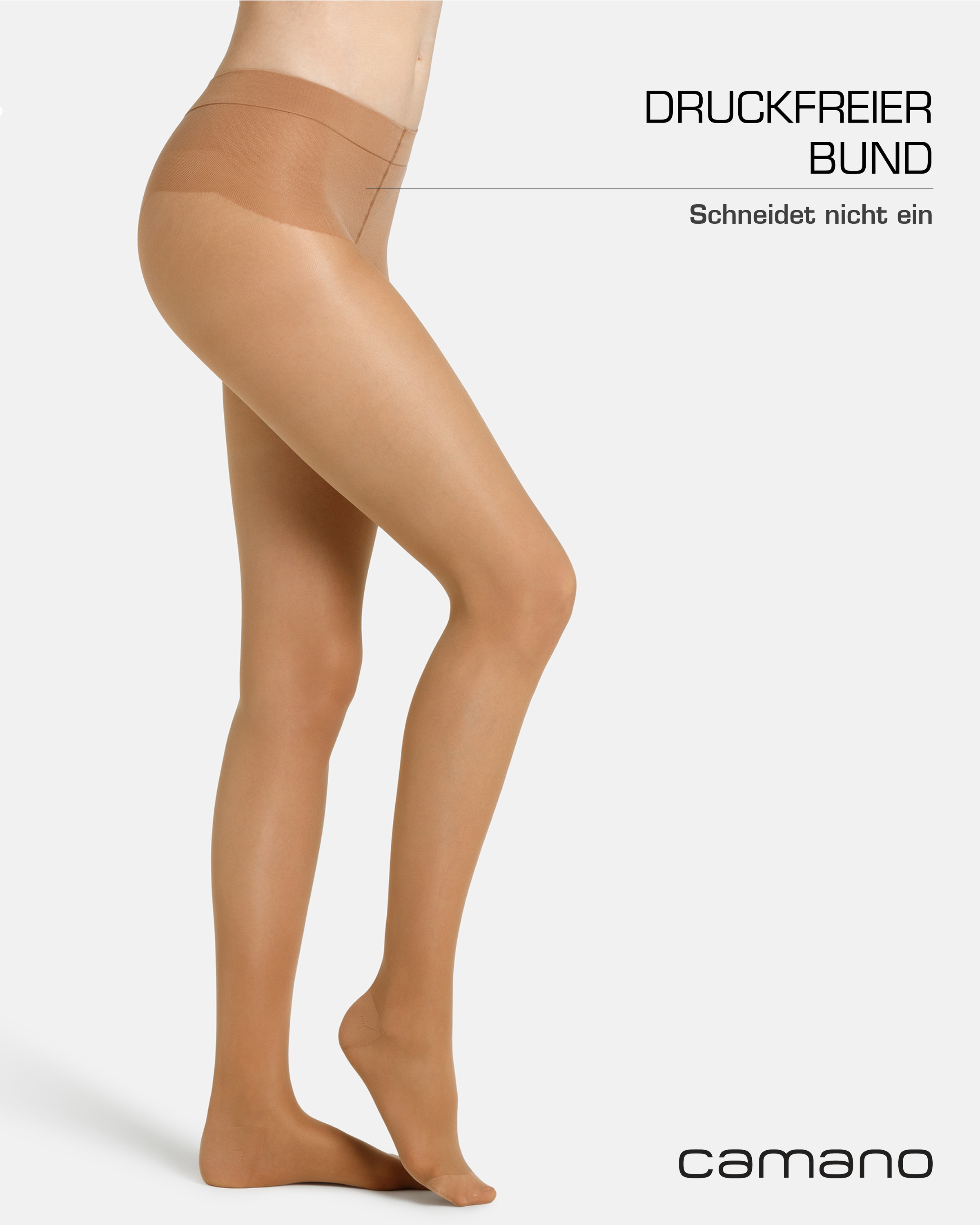 Camano Feinstrumpfhose »fine functional«, (2er Pack), mit nahtloser Verarbeitung