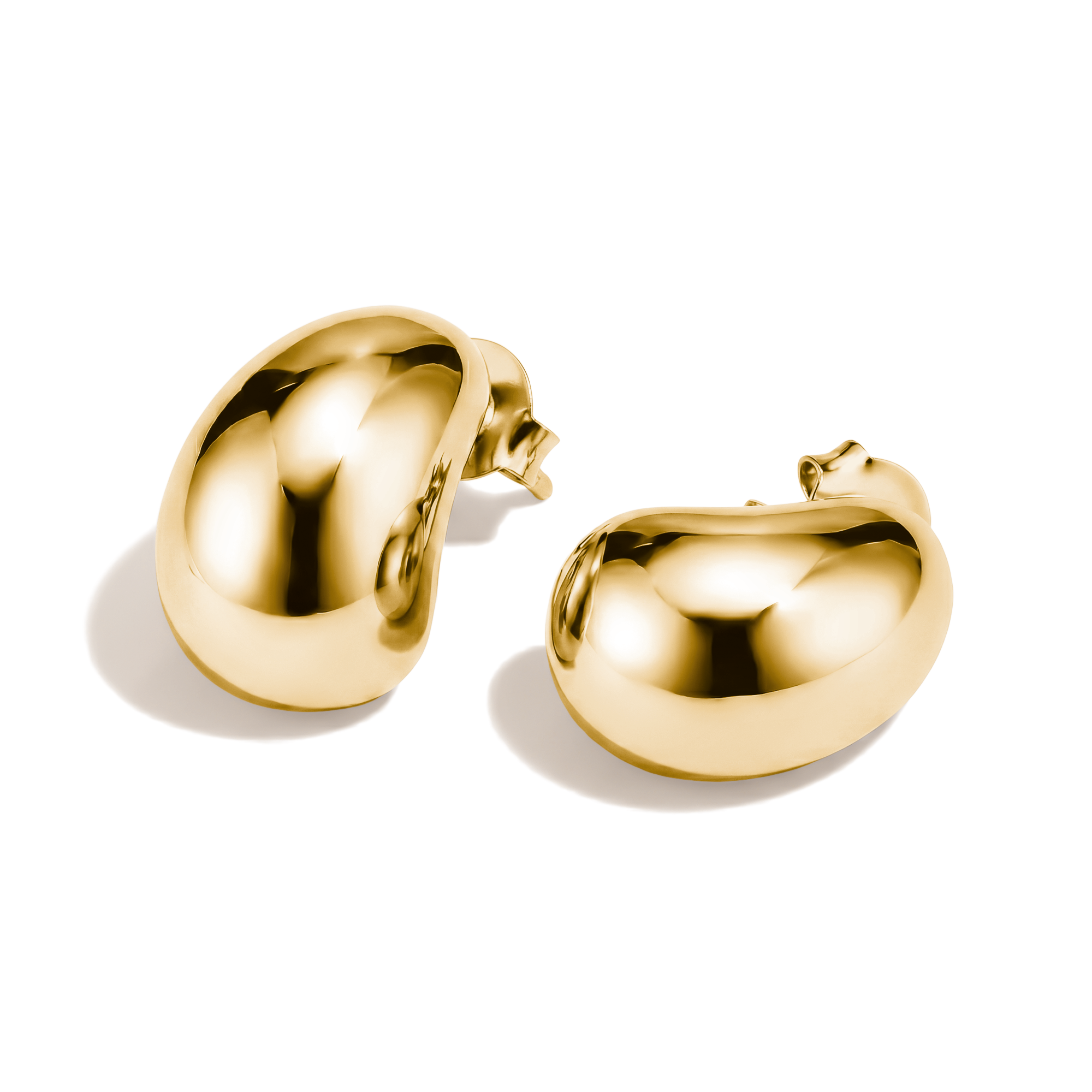 THOMAS SABO Paar Creolen »Tropfenförmige Creolen gelbgoldfarben«