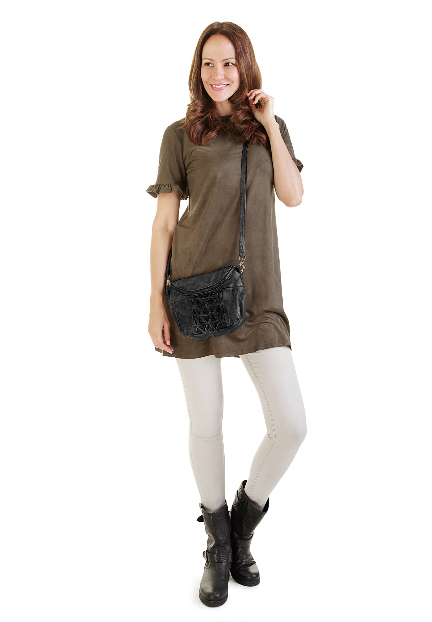 X-Zone Umhängetasche echt Leder günstig online kaufen