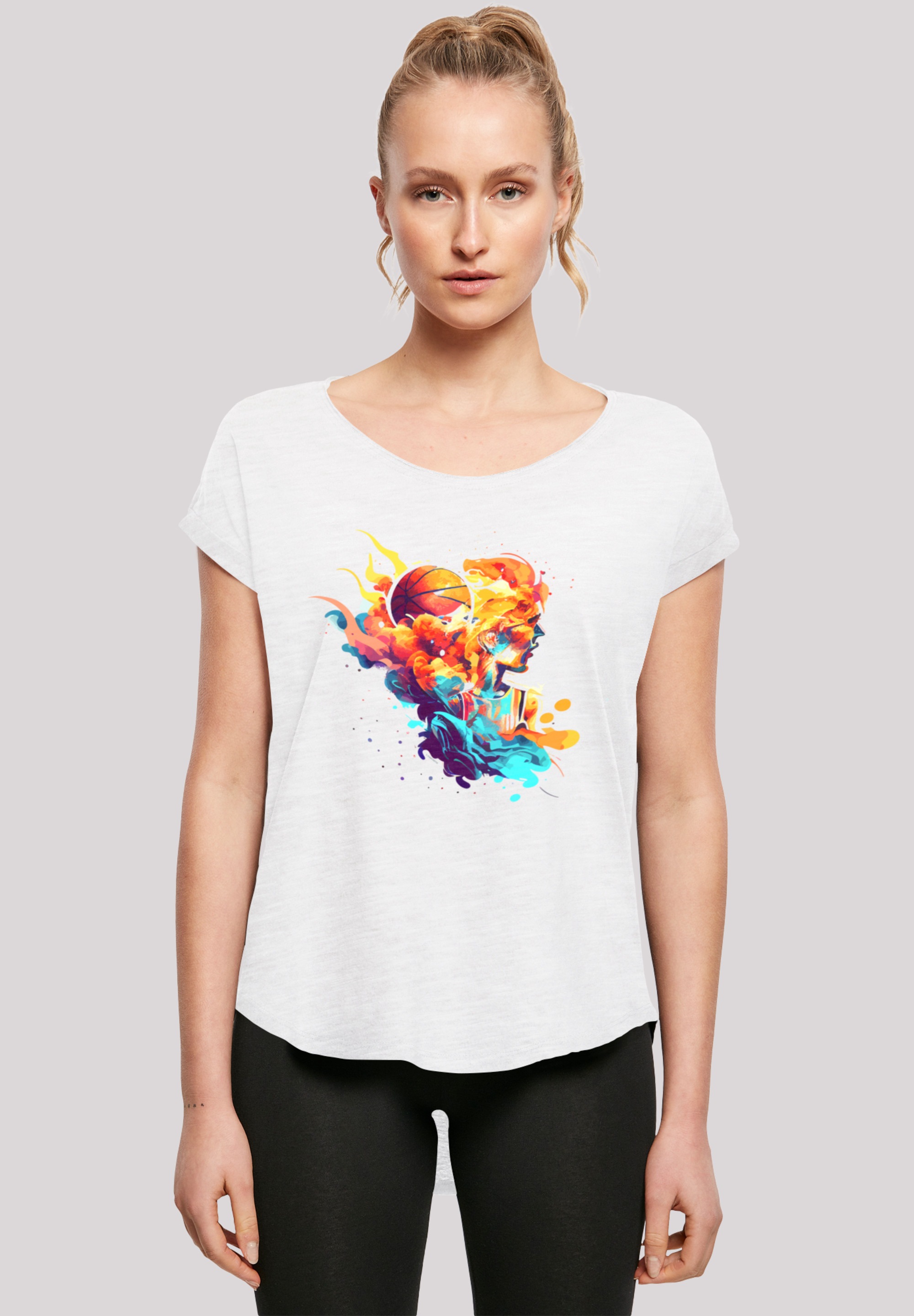 F4NT4STIC T-Shirt "Basketball Sport Player LONG", Print günstig online kaufen